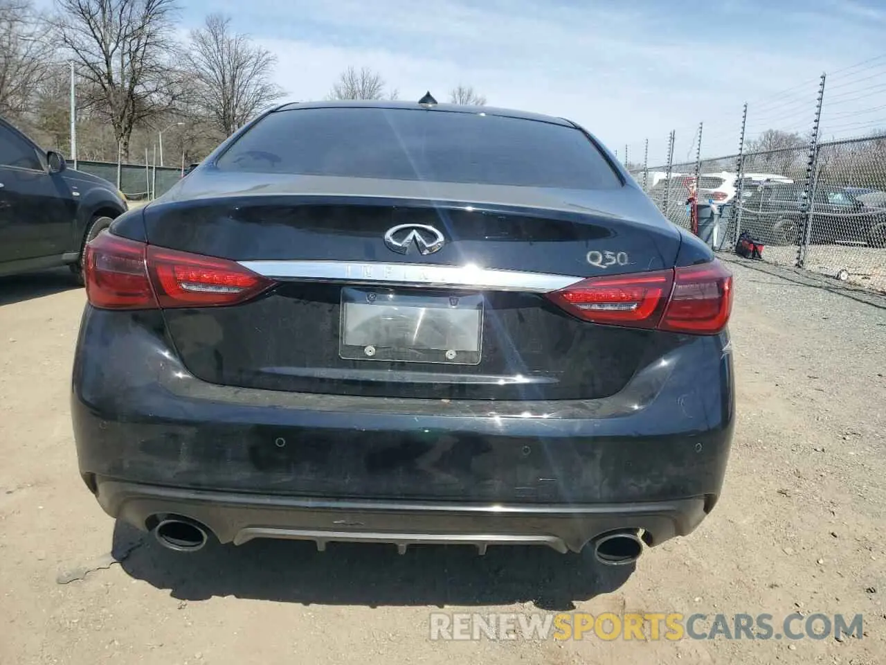 6 fotografías del automóvil dañado JN1EV7BP8MM704183 INFINITI Q50 2021