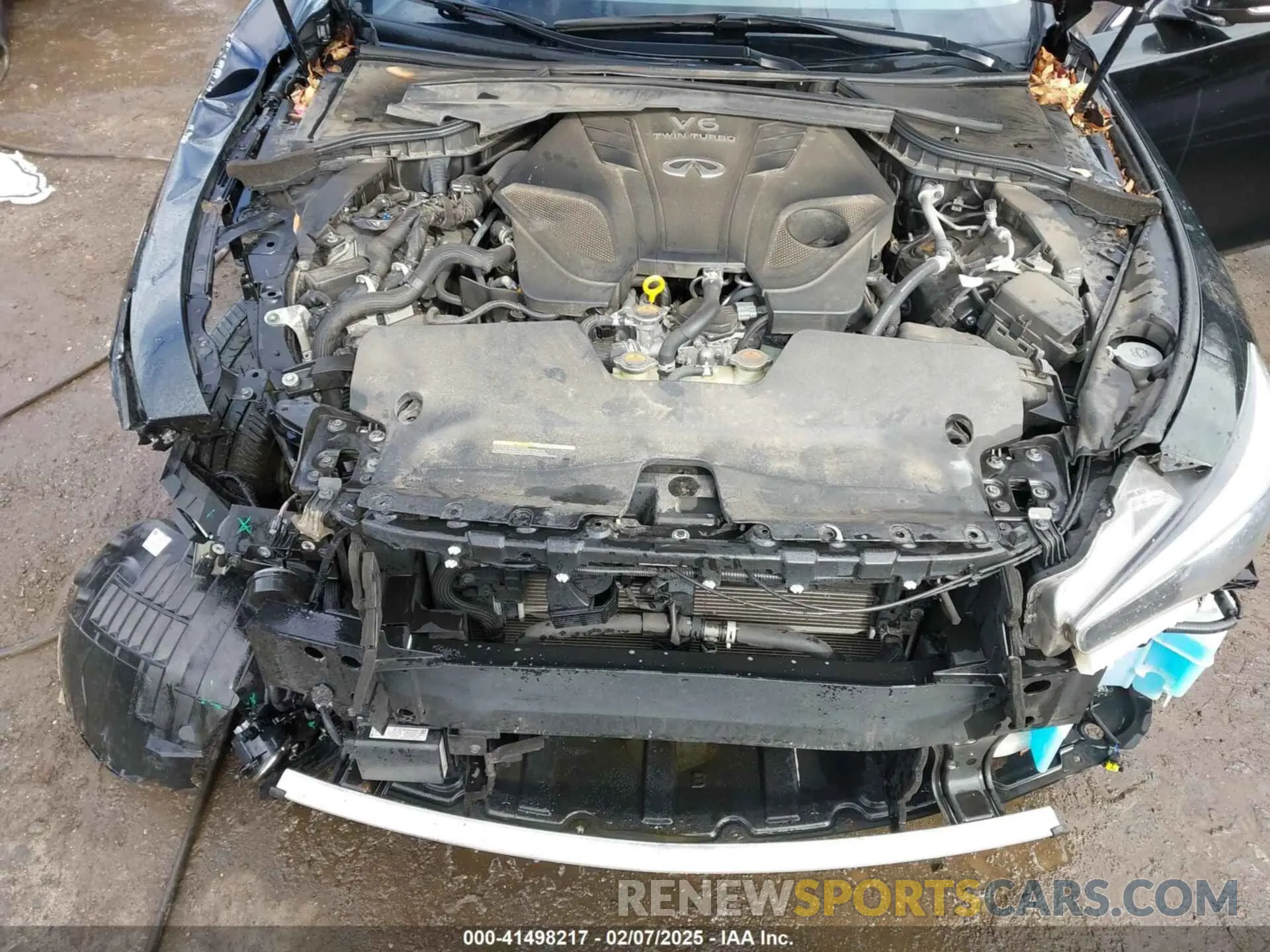 10 fotografías del automóvil dañado JN1EV7BP8MM707617 INFINITI Q50 2021