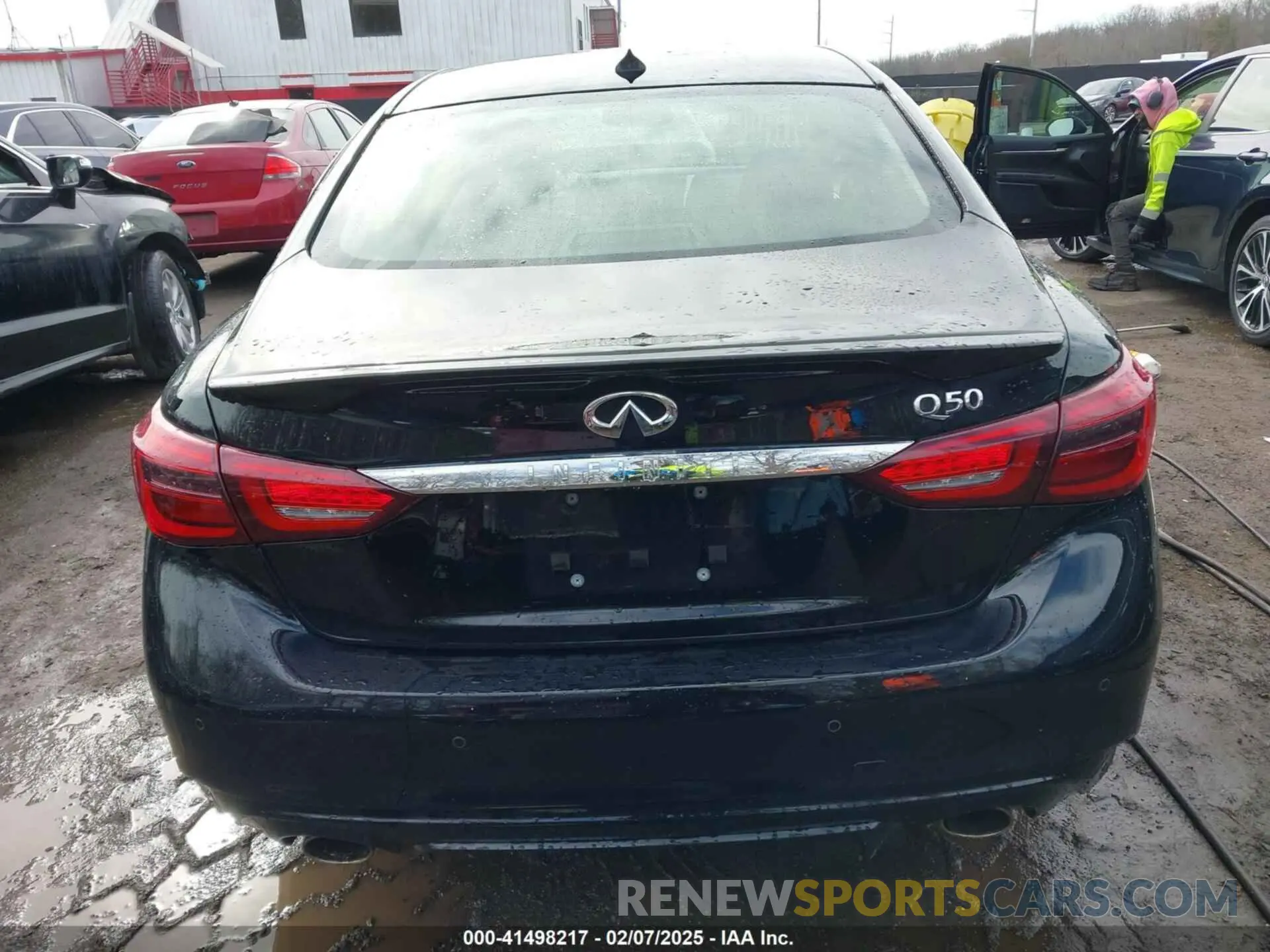 17 fotografías del automóvil dañado JN1EV7BP8MM707617 INFINITI Q50 2021