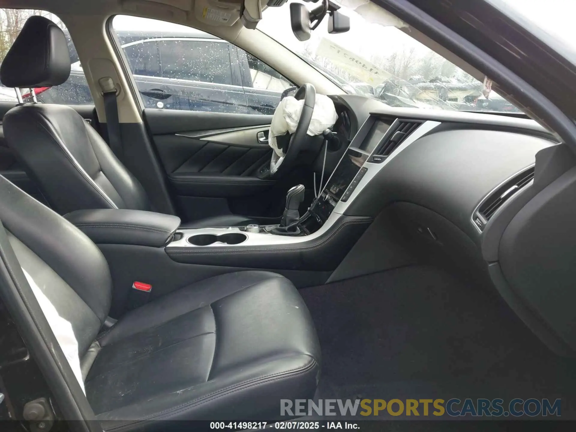 5 fotografías del automóvil dañado JN1EV7BP8MM707617 INFINITI Q50 2021