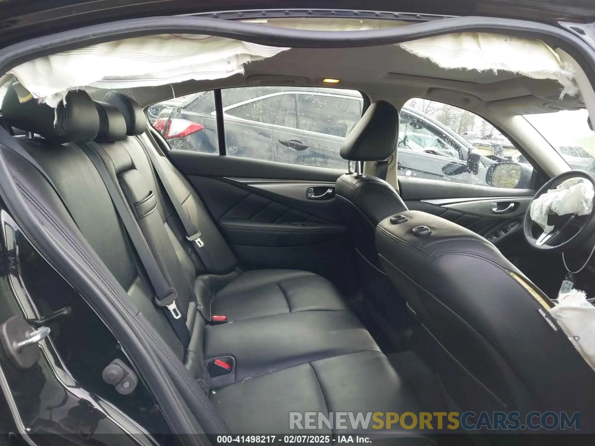 8 fotografías del automóvil dañado JN1EV7BP8MM707617 INFINITI Q50 2021