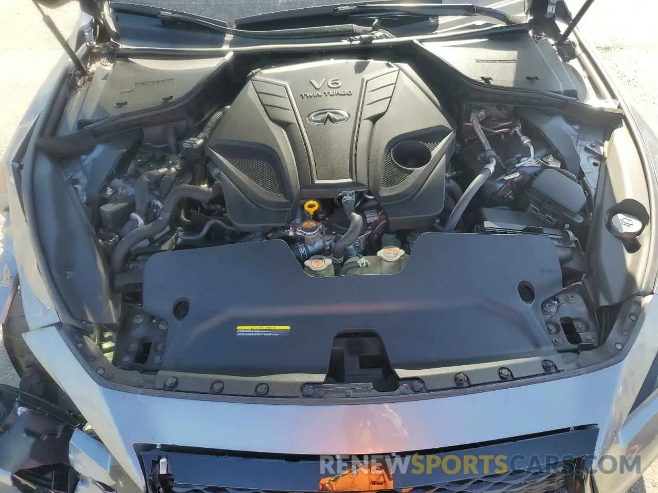 11 fotografías del automóvil dañado JN1EV7BP9MM700045 INFINITI Q50 2021
