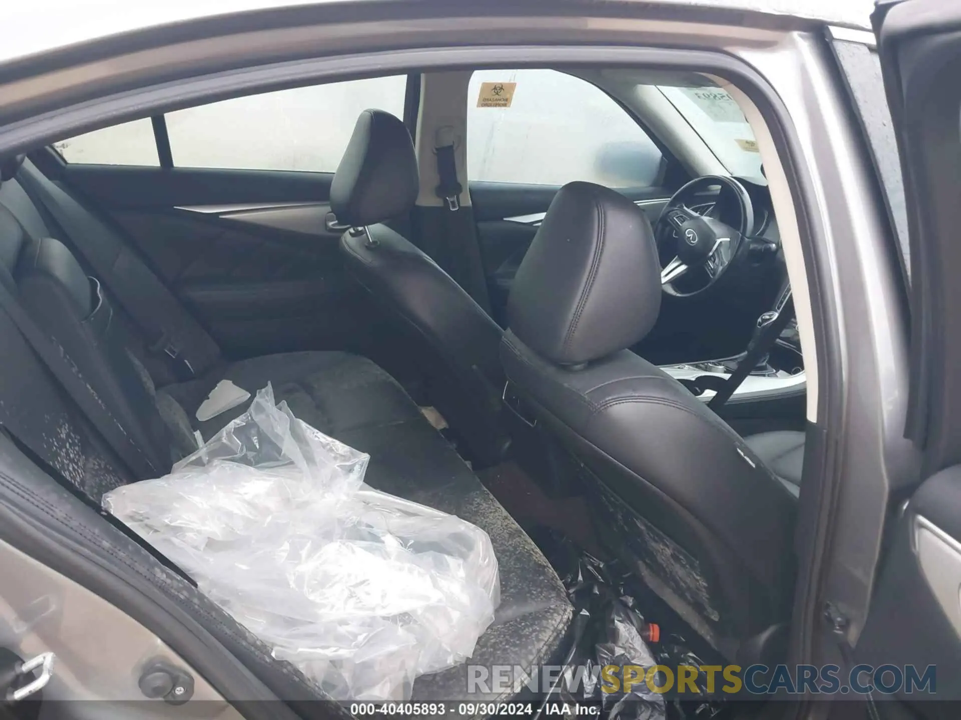 8 fotografías del automóvil dañado JN1EV7BP9MM700224 INFINITI Q50 2021