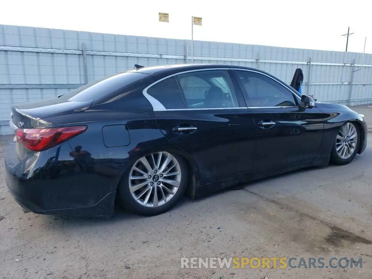 3 fotografías del automóvil dañado JN1EV7BP9MM700661 INFINITI Q50 2021