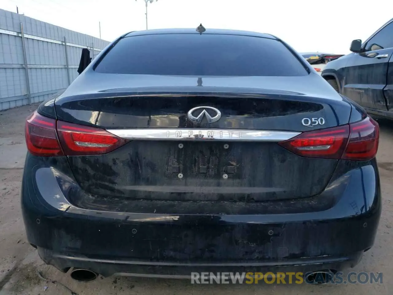 6 fotografías del automóvil dañado JN1EV7BP9MM700661 INFINITI Q50 2021