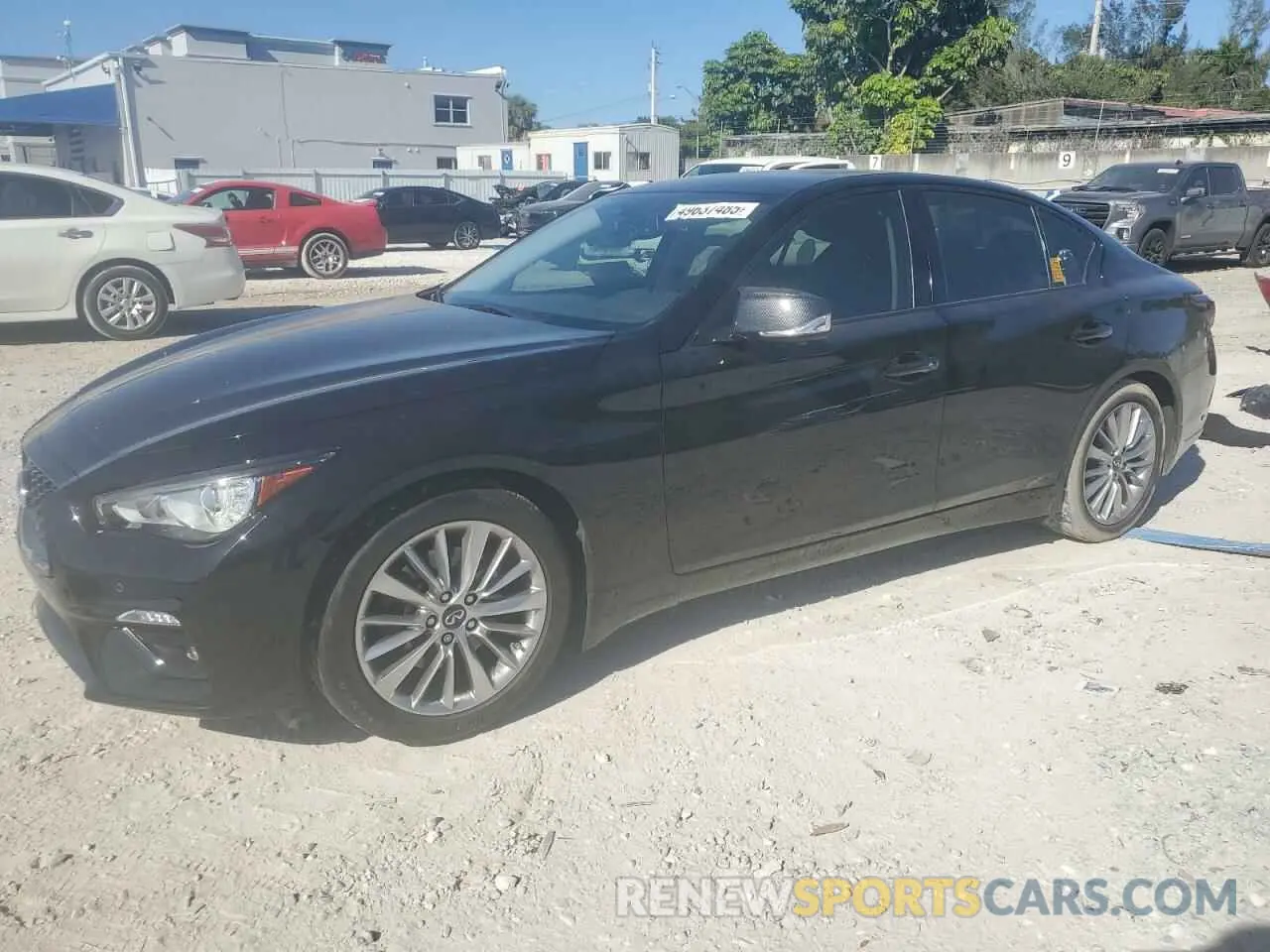 1 fotografías del automóvil dañado JN1EV7BPXMM706677 INFINITI Q50 2021