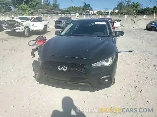 13 fotografías del automóvil dañado JN1EV7BPXMM706677 INFINITI Q50 2021