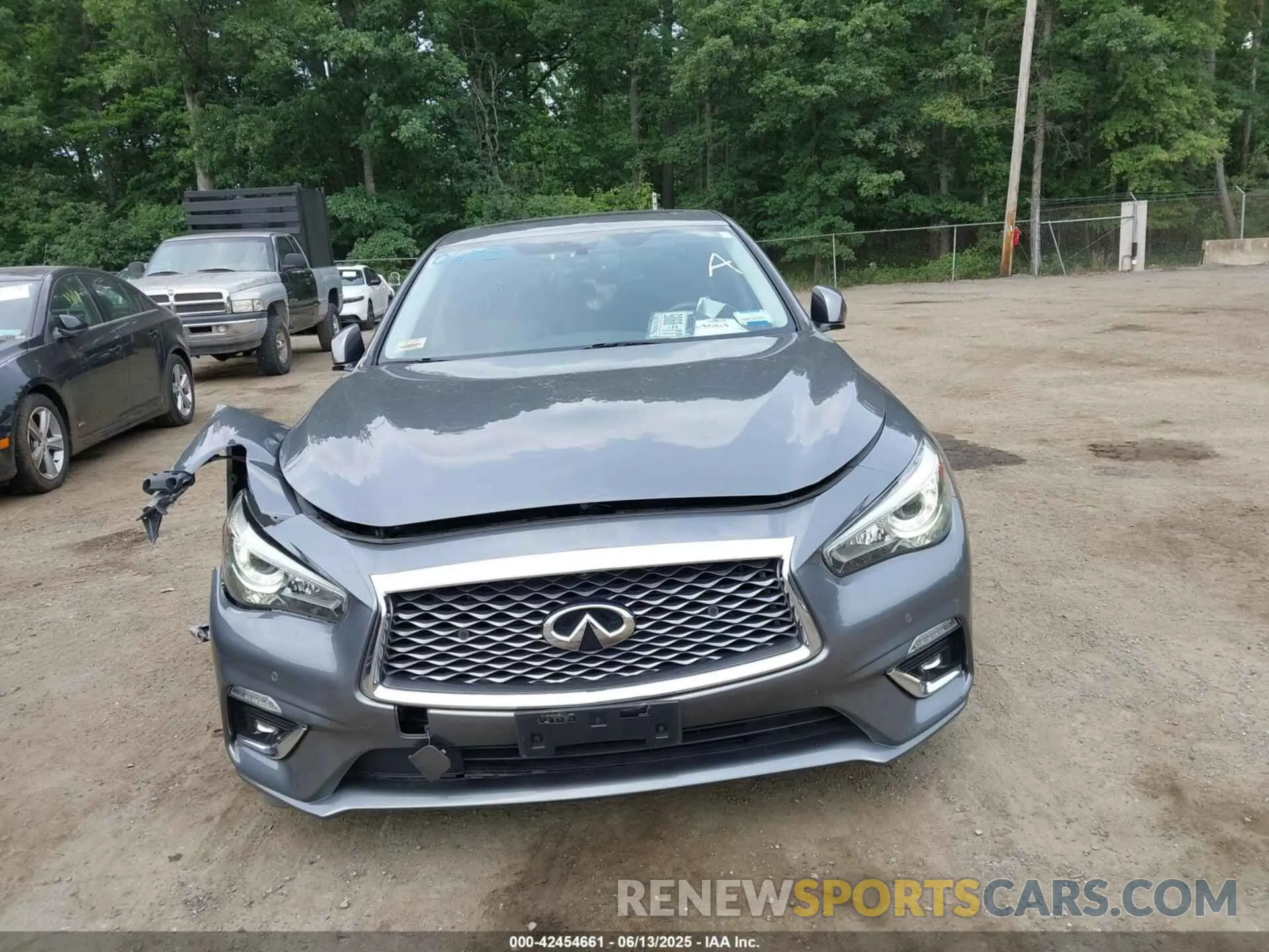 12 fotografías del automóvil dañado JN1EV7BR0MM753265 INFINITI Q50 2021