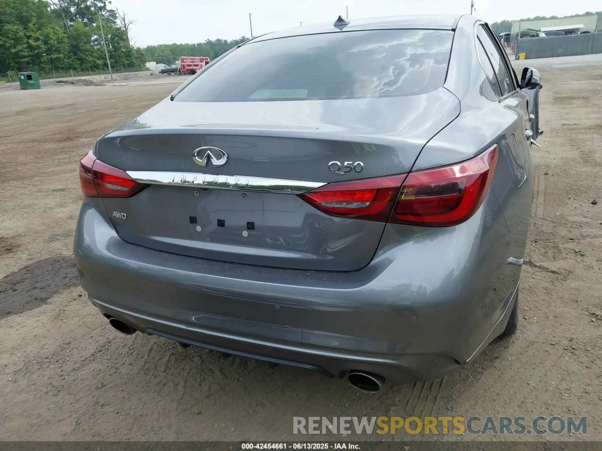 16 fotografías del automóvil dañado JN1EV7BR0MM753265 INFINITI Q50 2021