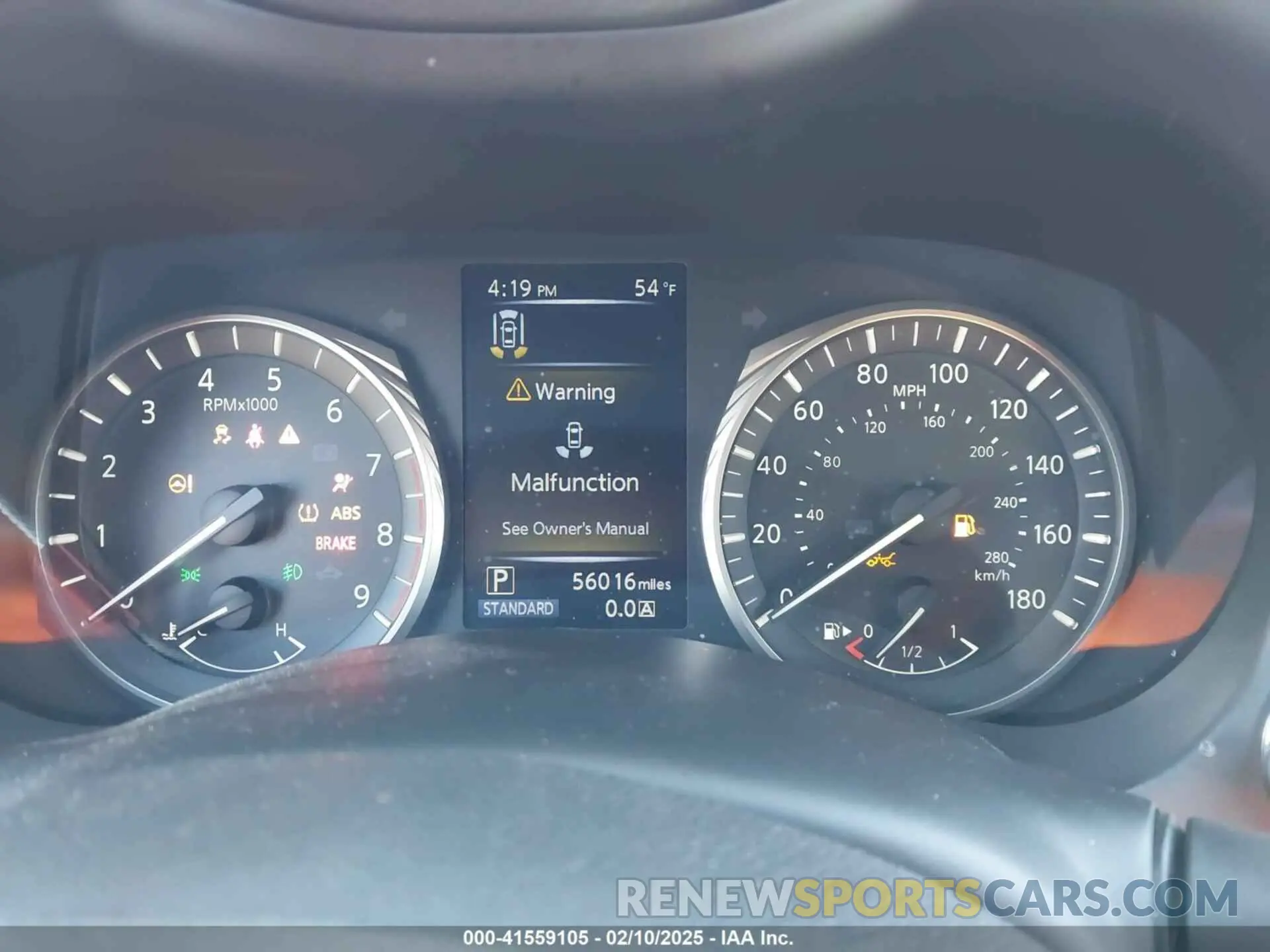 7 fotografías del automóvil dañado JN1EV7BR1MM755462 INFINITI Q50 2021