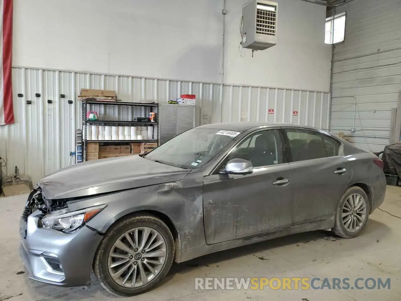 1 fotografías del automóvil dañado JN1EV7BR2MM753168 INFINITI Q50 2021