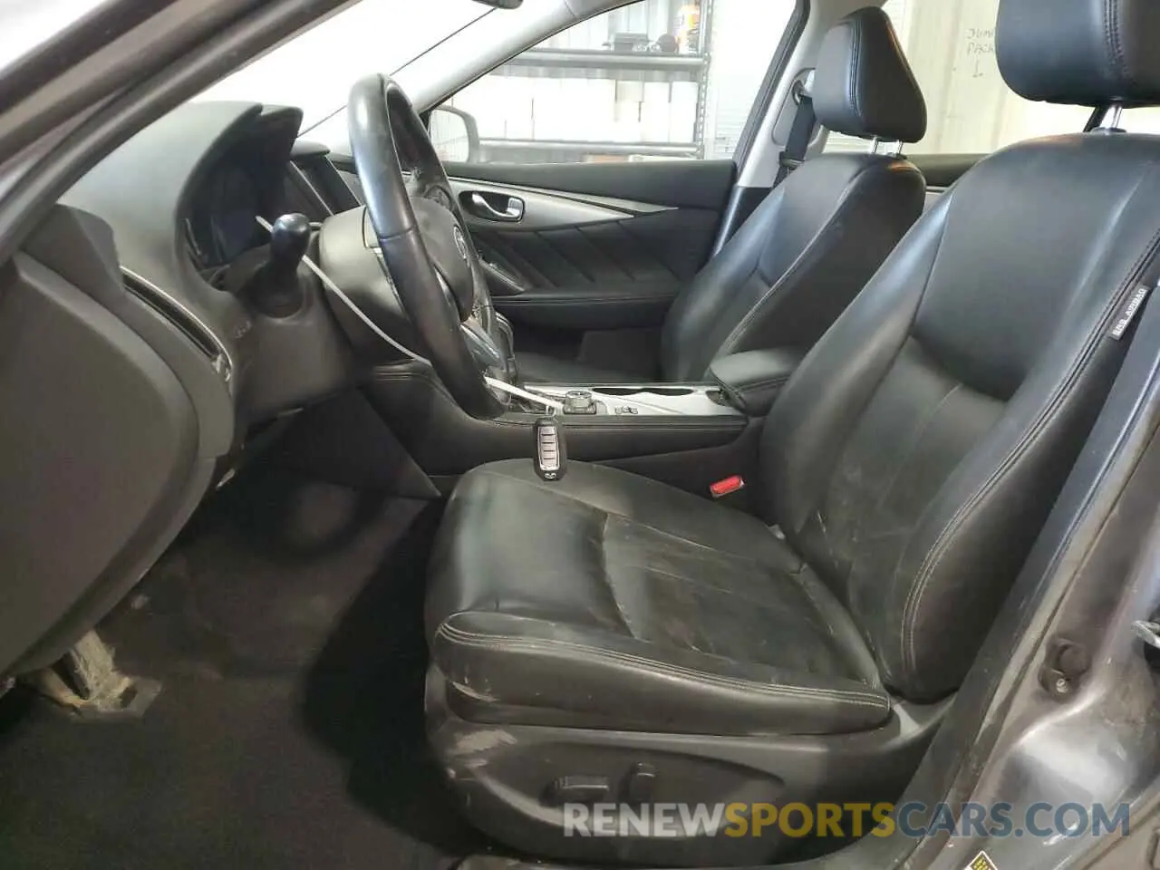 7 fotografías del automóvil dañado JN1EV7BR2MM753168 INFINITI Q50 2021