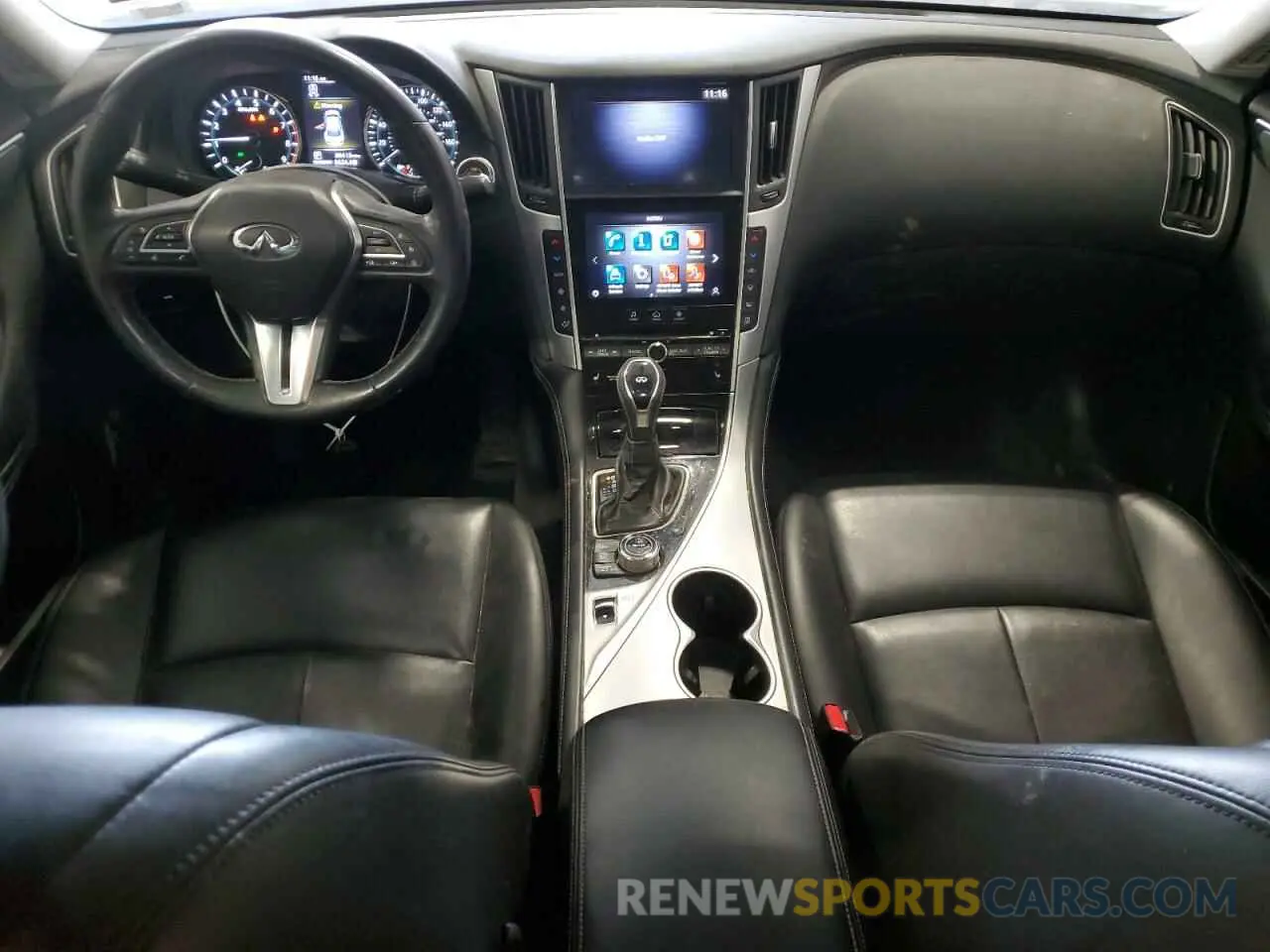 8 fotografías del automóvil dañado JN1EV7BR2MM753168 INFINITI Q50 2021