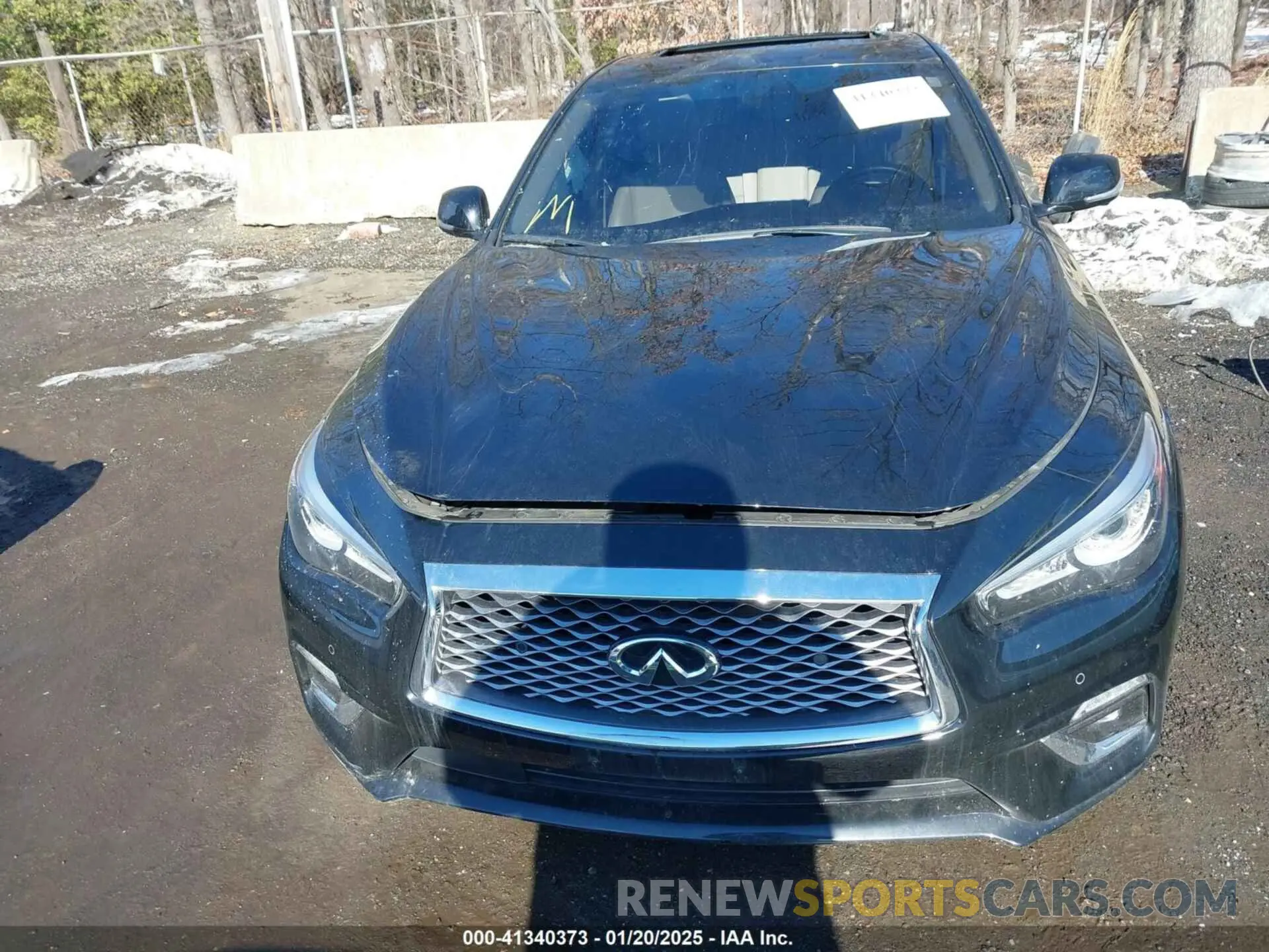 12 fotografías del automóvil dañado JN1EV7BR2MM755244 INFINITI Q50 2021