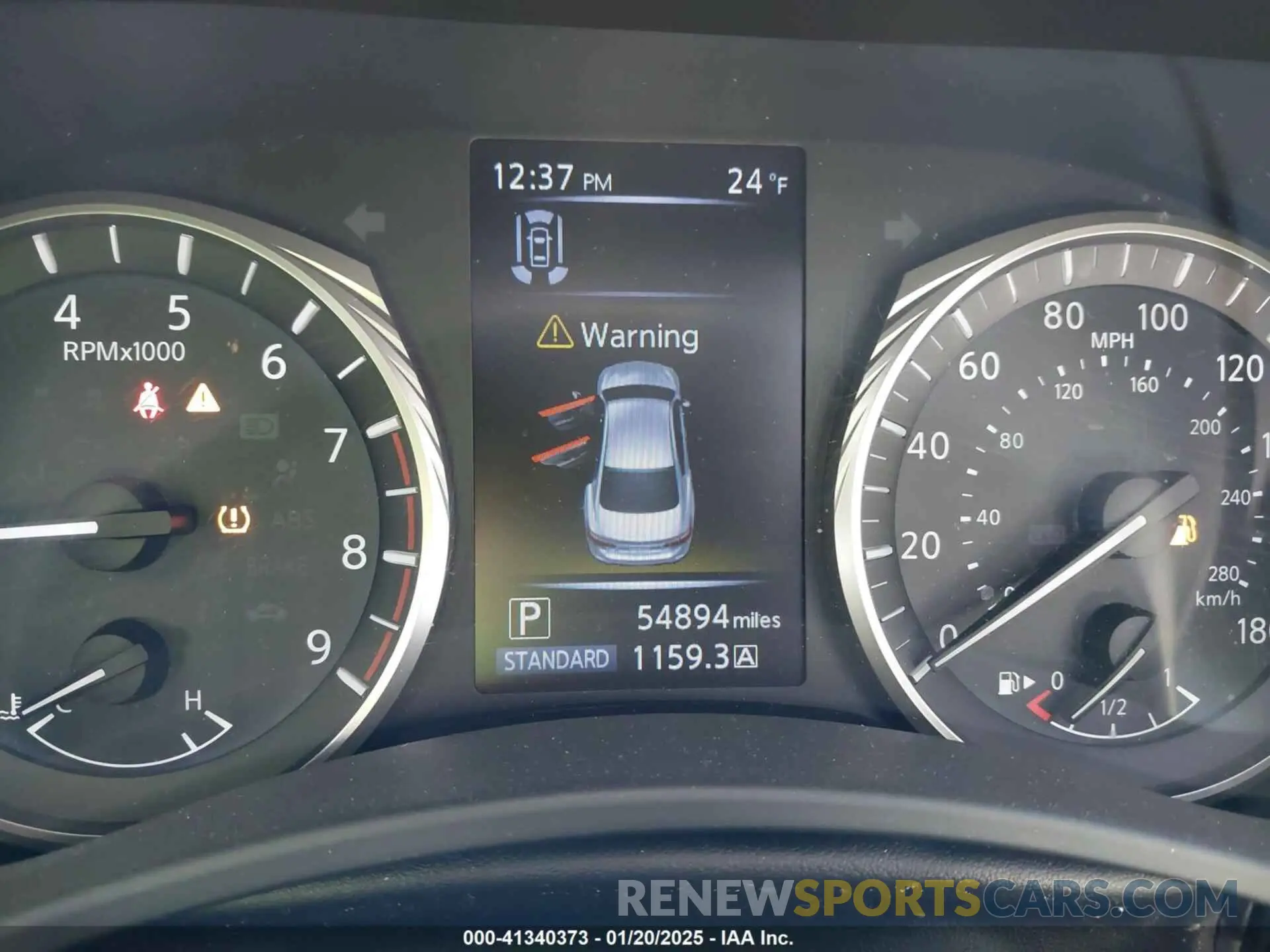 7 fotografías del automóvil dañado JN1EV7BR2MM755244 INFINITI Q50 2021