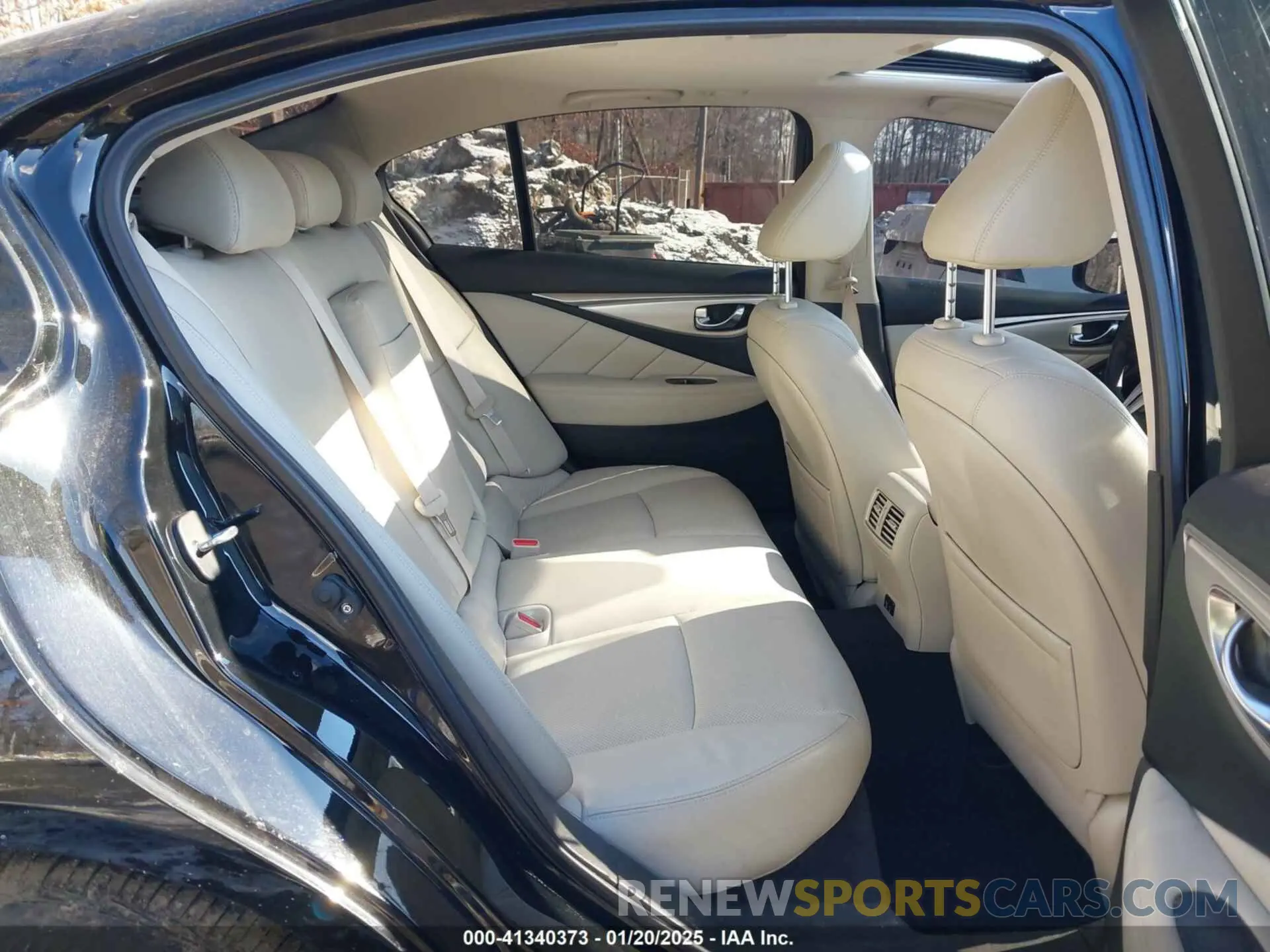 8 fotografías del automóvil dañado JN1EV7BR2MM755244 INFINITI Q50 2021