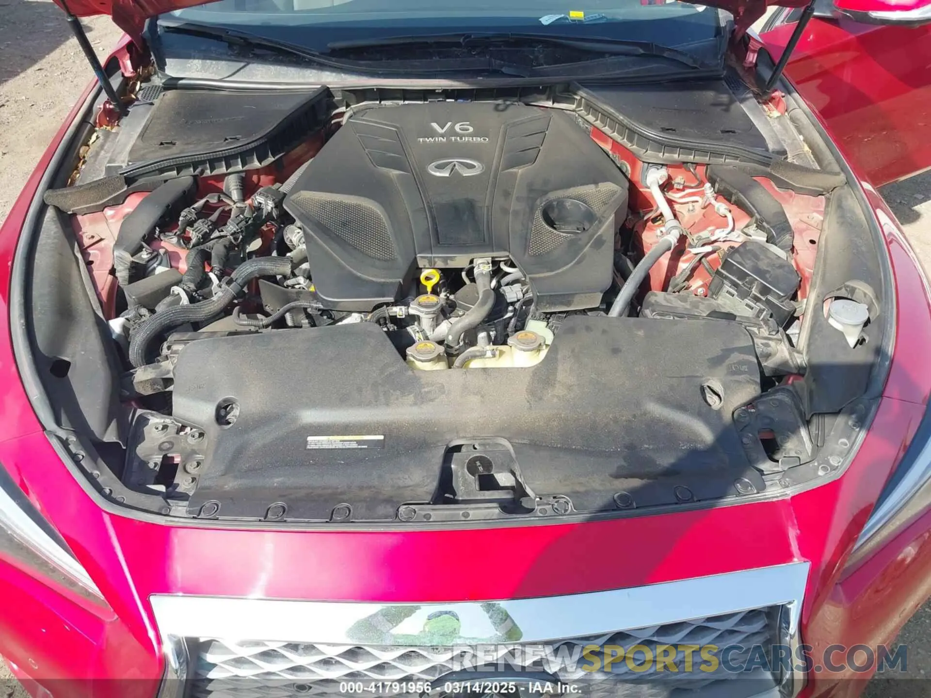 10 fotografías del automóvil dañado JN1EV7BR3MM750909 INFINITI Q50 2021