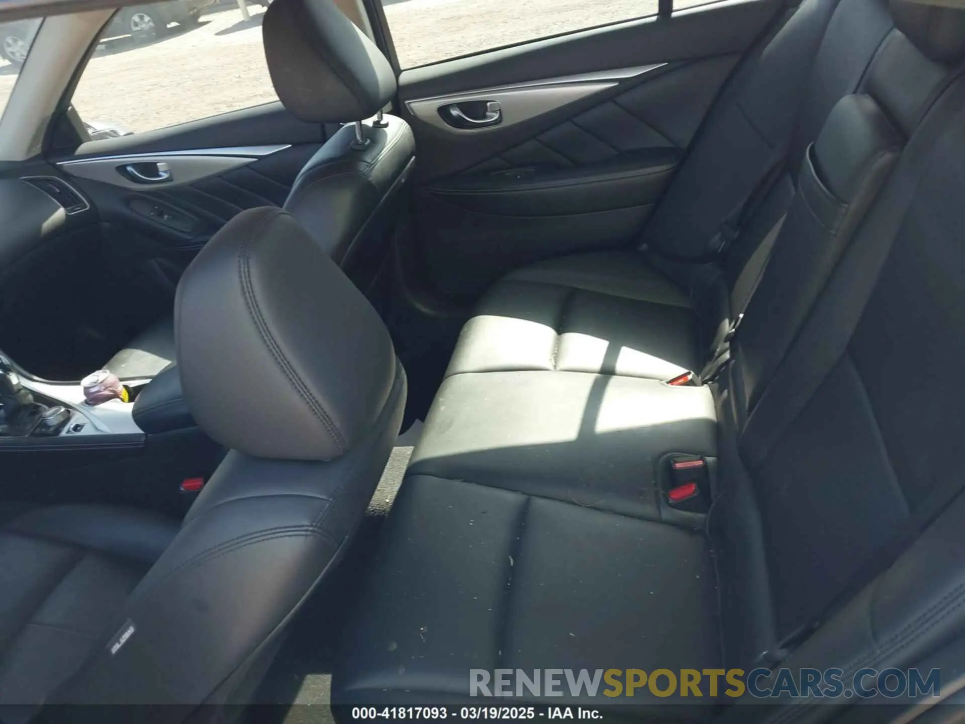 8 fotografías del automóvil dañado JN1EV7BR5MM751785 INFINITI Q50 2021