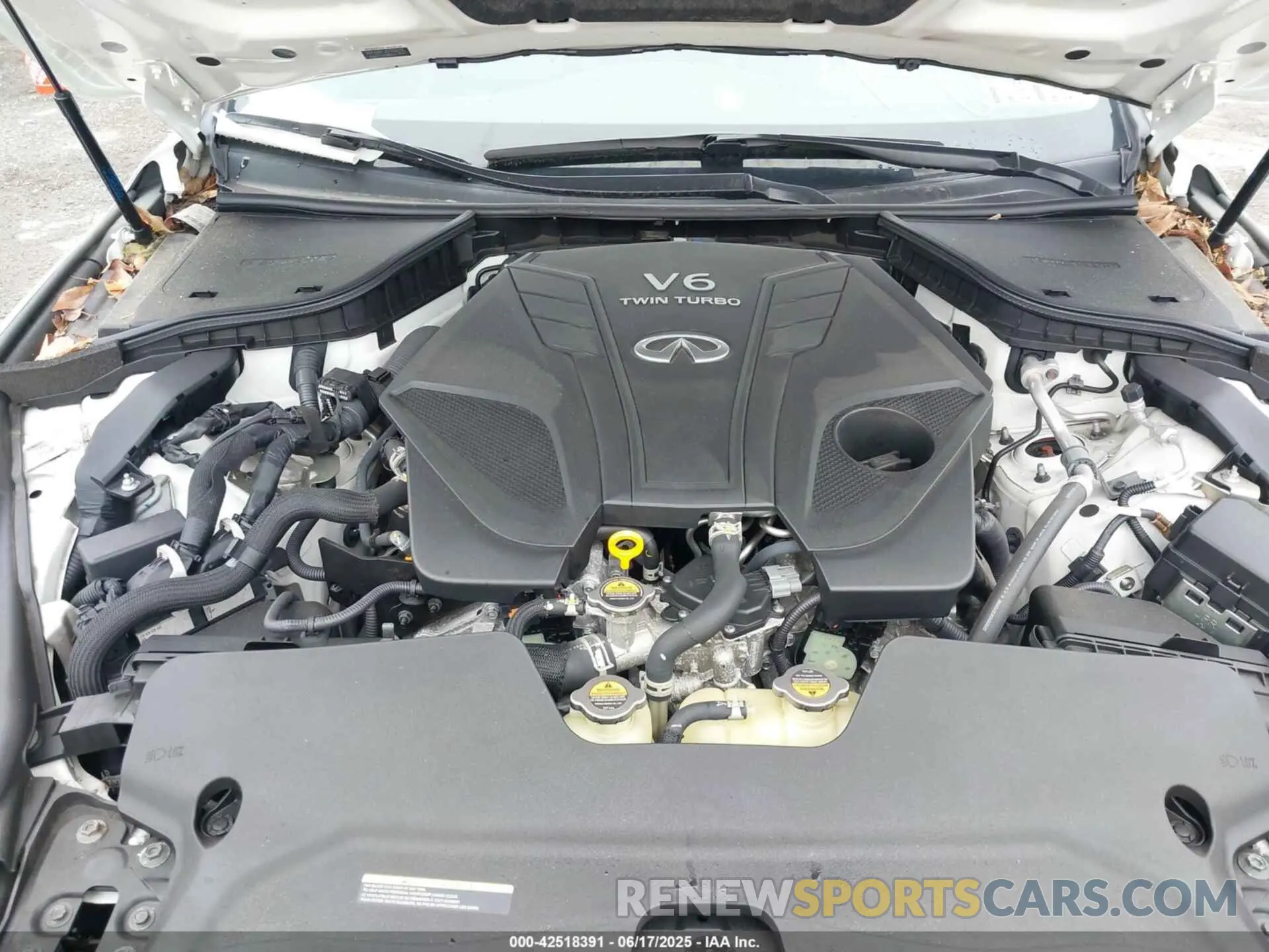 10 fotografías del automóvil dañado JN1EV7BR5MM753536 INFINITI Q50 2021