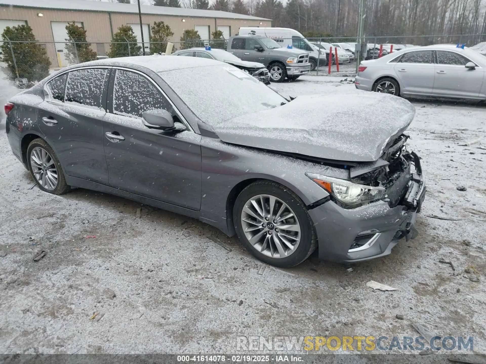 1 fotografías del automóvil dañado JN1EV7BR6MM751536 INFINITI Q50 2021