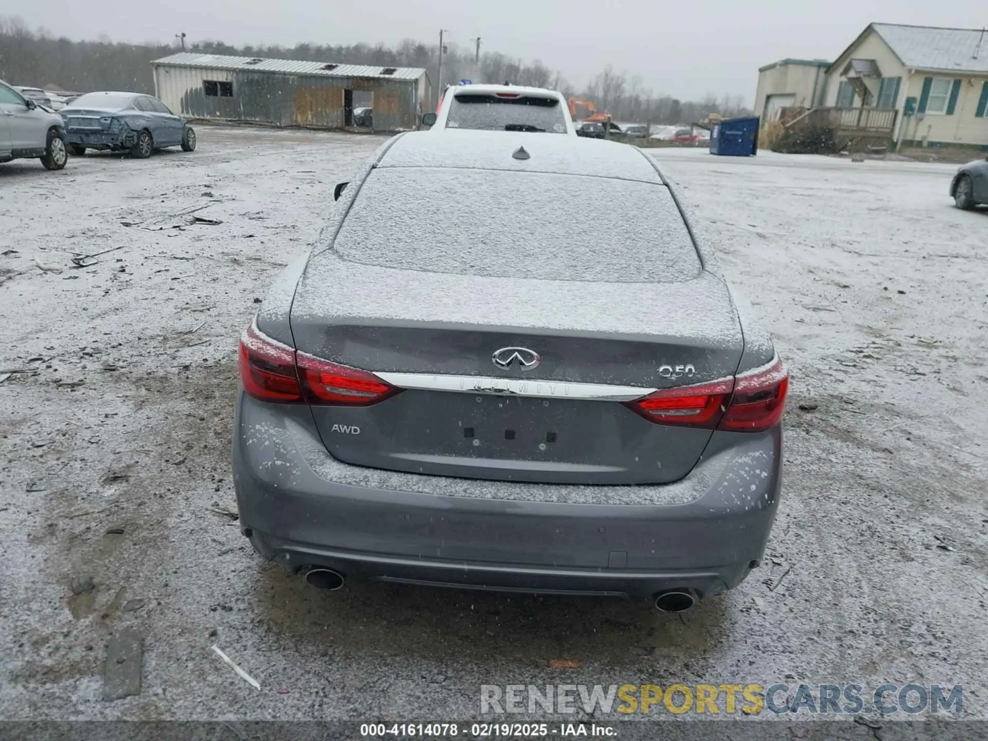 16 fotografías del automóvil dañado JN1EV7BR6MM751536 INFINITI Q50 2021
