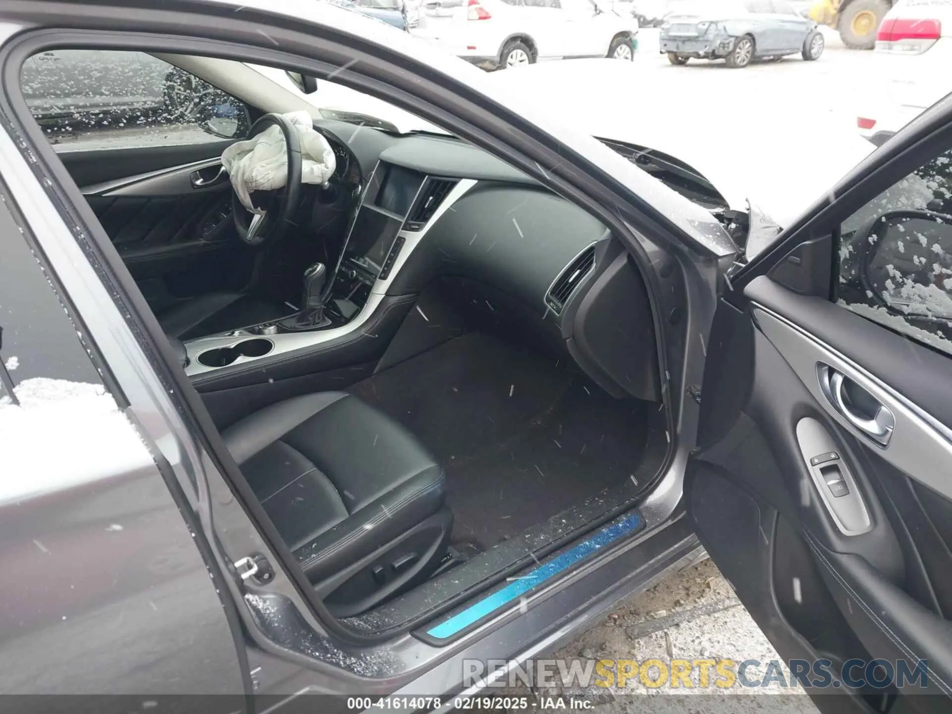 5 fotografías del automóvil dañado JN1EV7BR6MM751536 INFINITI Q50 2021