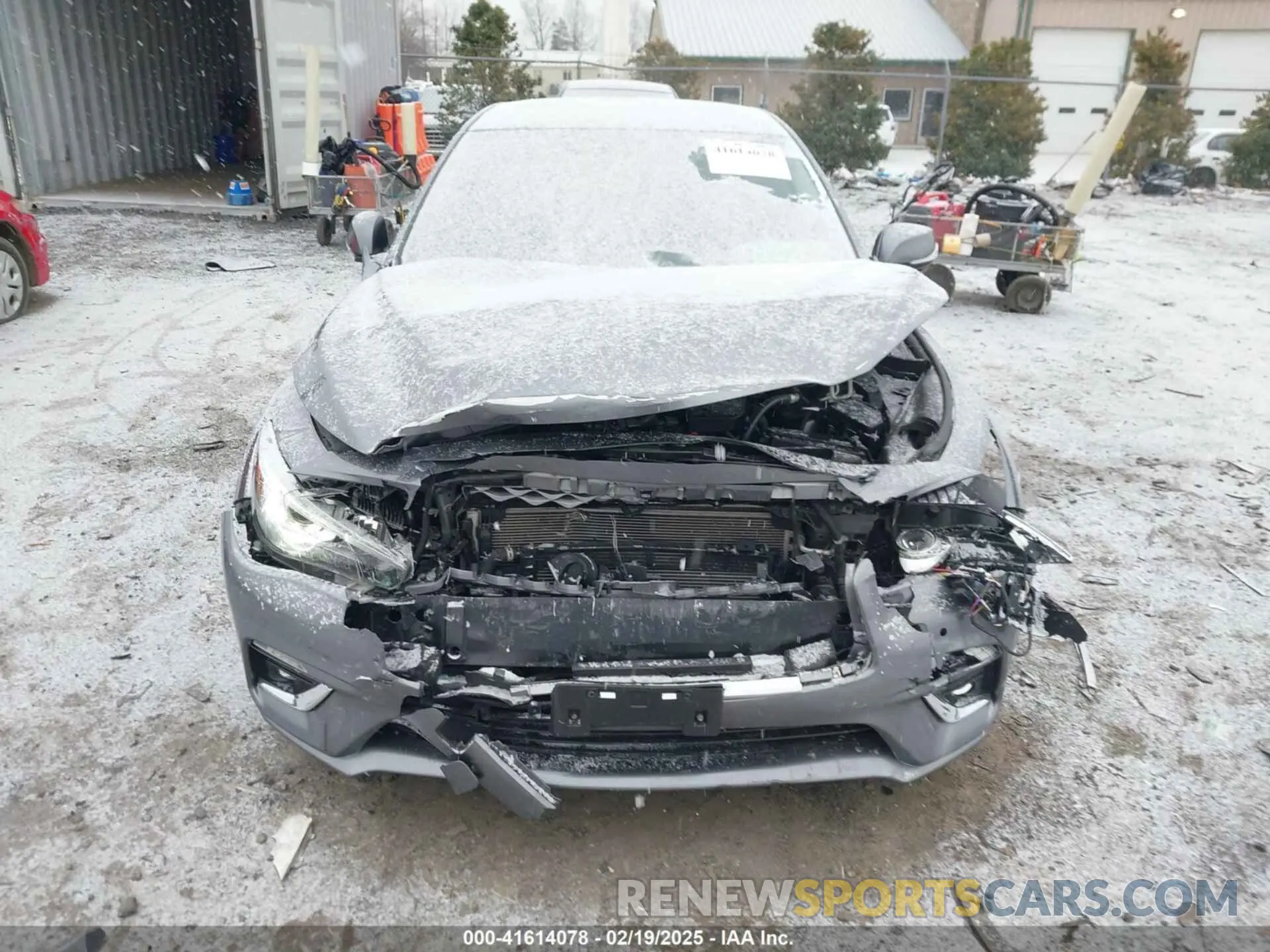 6 fotografías del automóvil dañado JN1EV7BR6MM751536 INFINITI Q50 2021