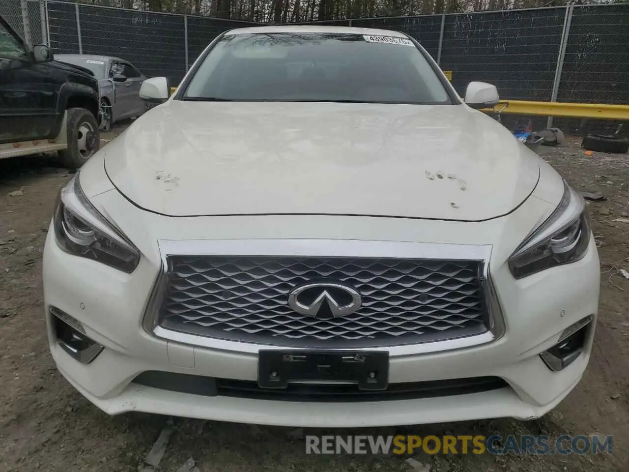5 fotografías del automóvil dañado JN1EV7BR6MM752279 INFINITI Q50 2021