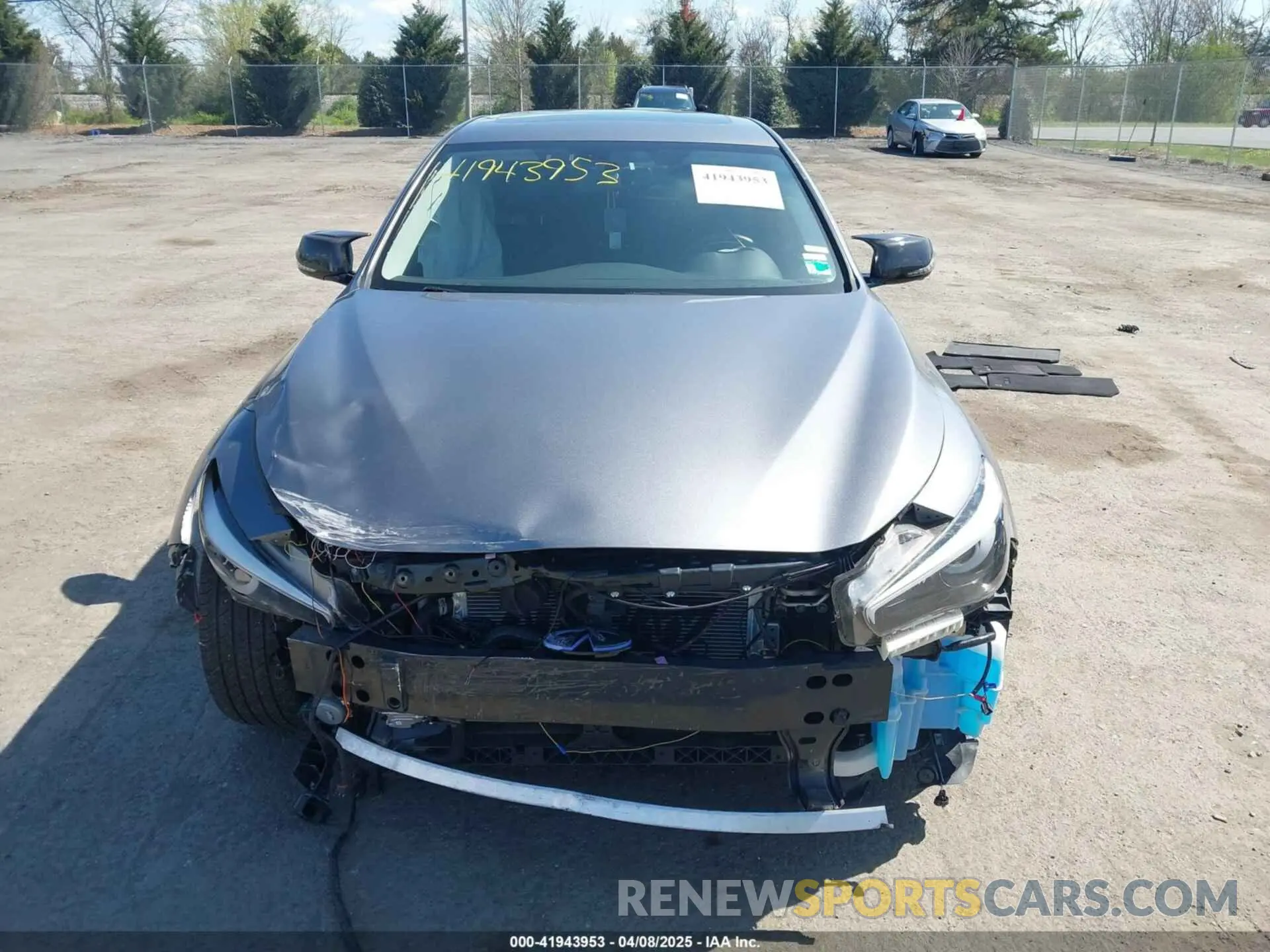 13 fotografías del automóvil dañado JN1EV7BR7MM750265 INFINITI Q50 2021