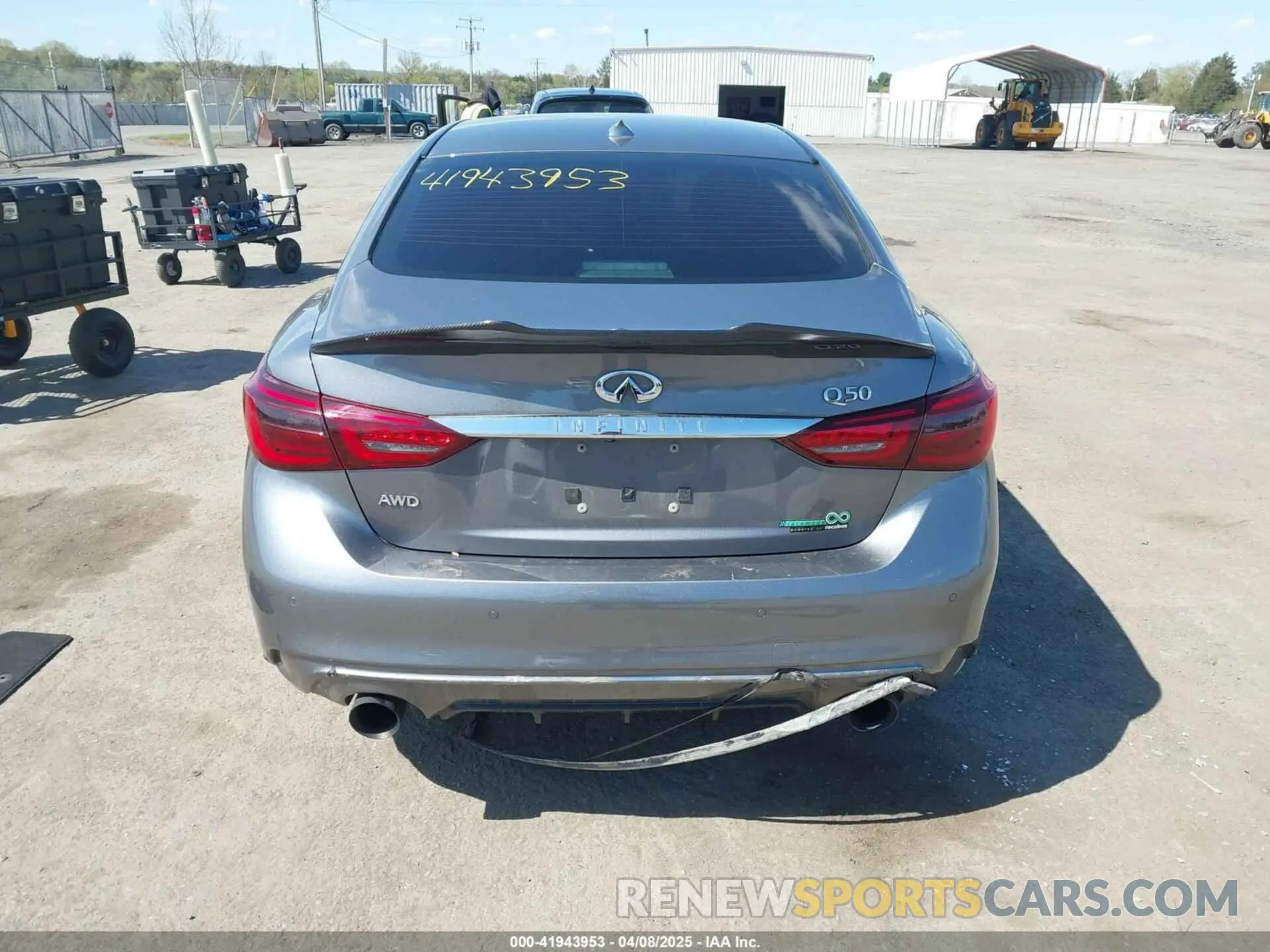 17 fotografías del automóvil dañado JN1EV7BR7MM750265 INFINITI Q50 2021