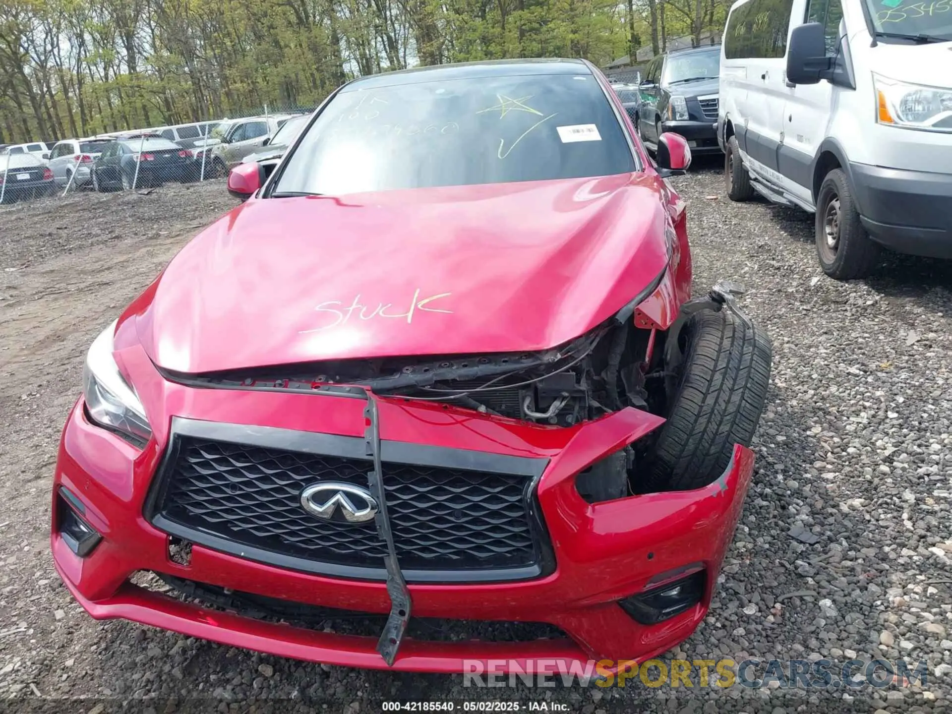11 fotografías del automóvil dañado JN1EV7BR8MM750534 INFINITI Q50 2021