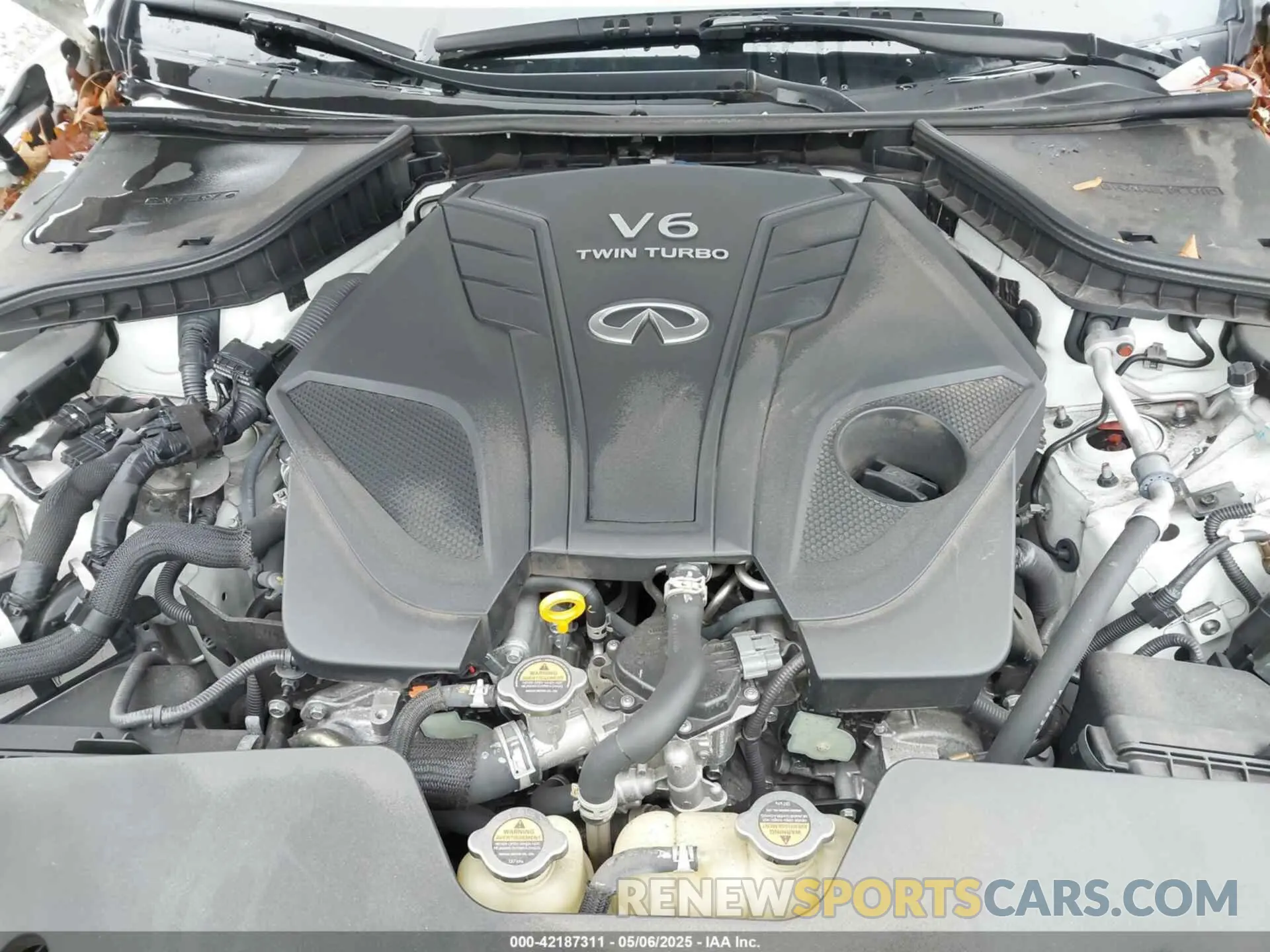 10 fotografías del automóvil dañado JN1EV7BR9MM754382 INFINITI Q50 2021