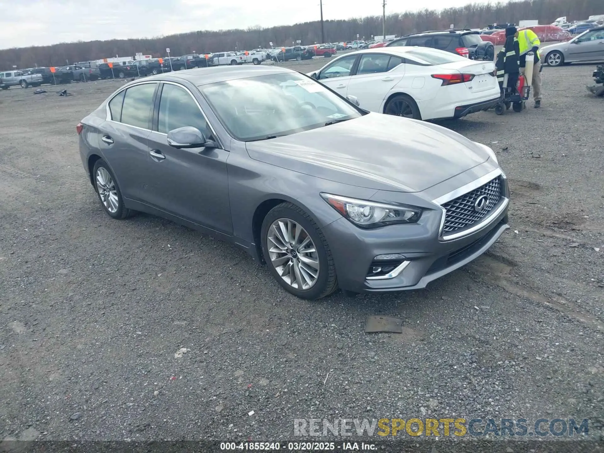1 fotografías del automóvil dañado JN1EV7BRXMM751698 INFINITI Q50 2021