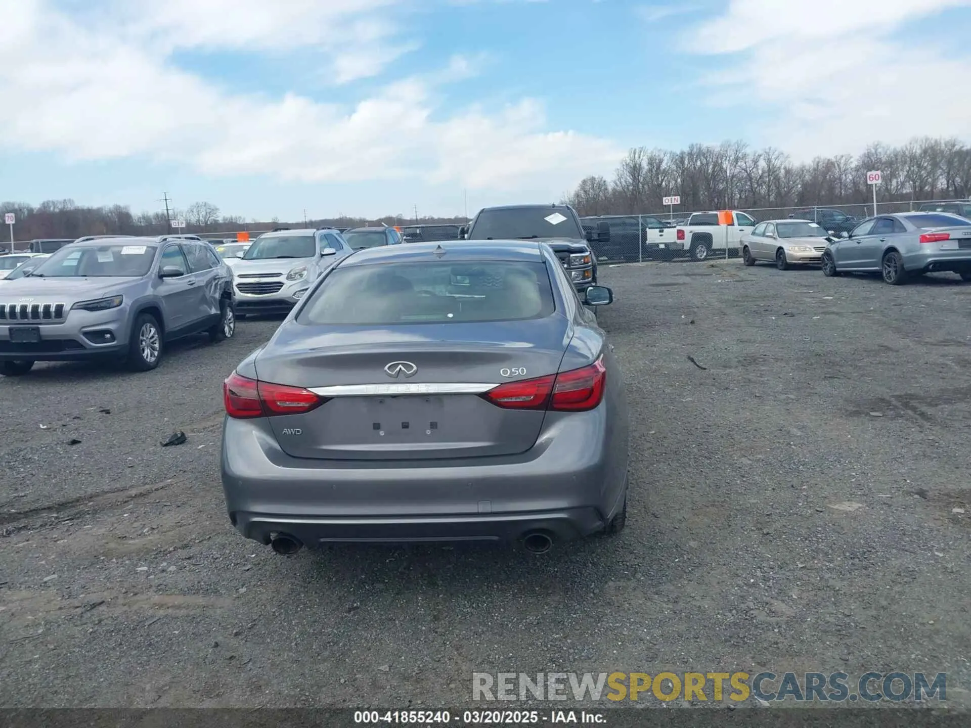 16 fotografías del automóvil dañado JN1EV7BRXMM751698 INFINITI Q50 2021
