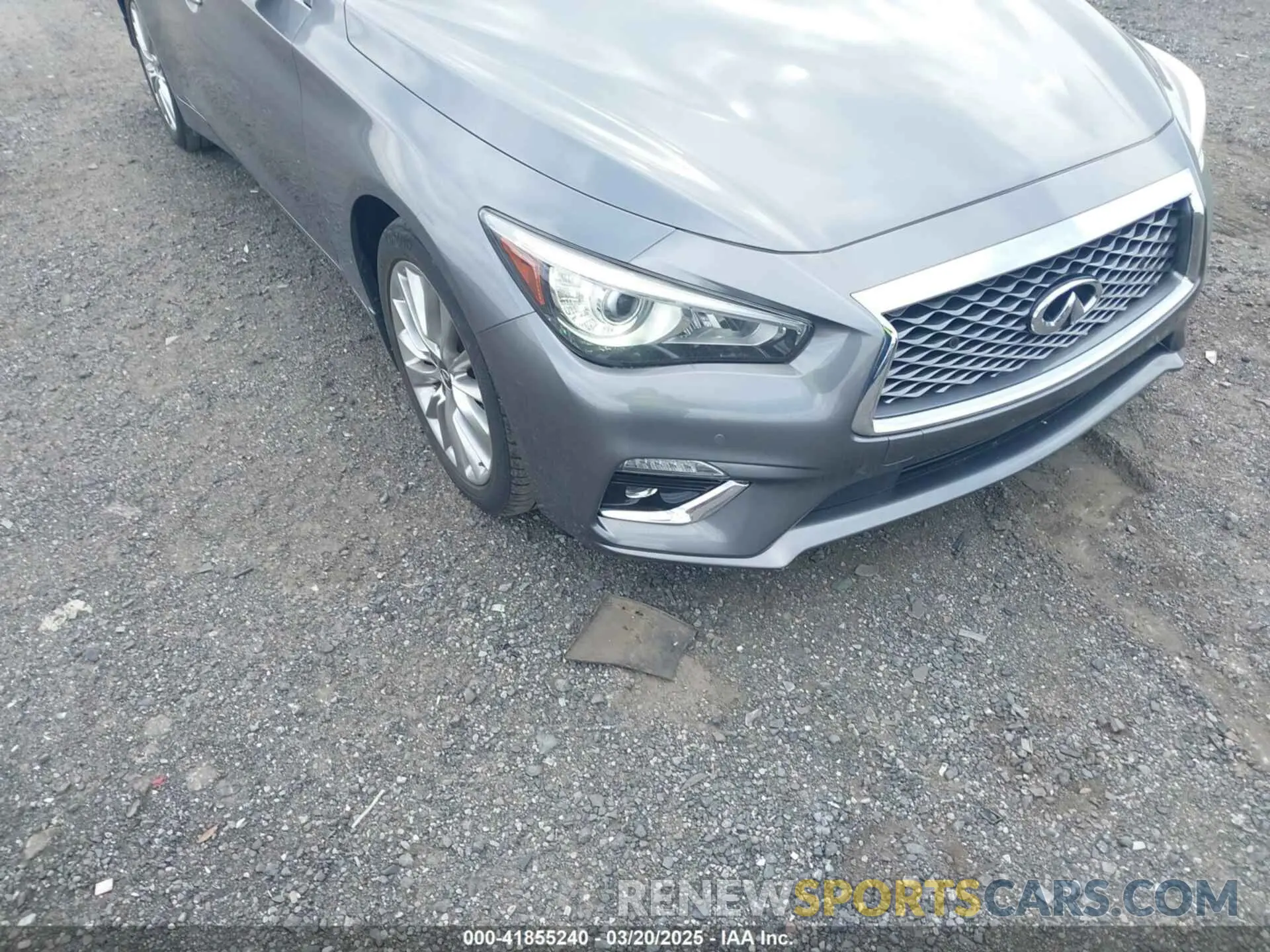 6 fotografías del automóvil dañado JN1EV7BRXMM751698 INFINITI Q50 2021