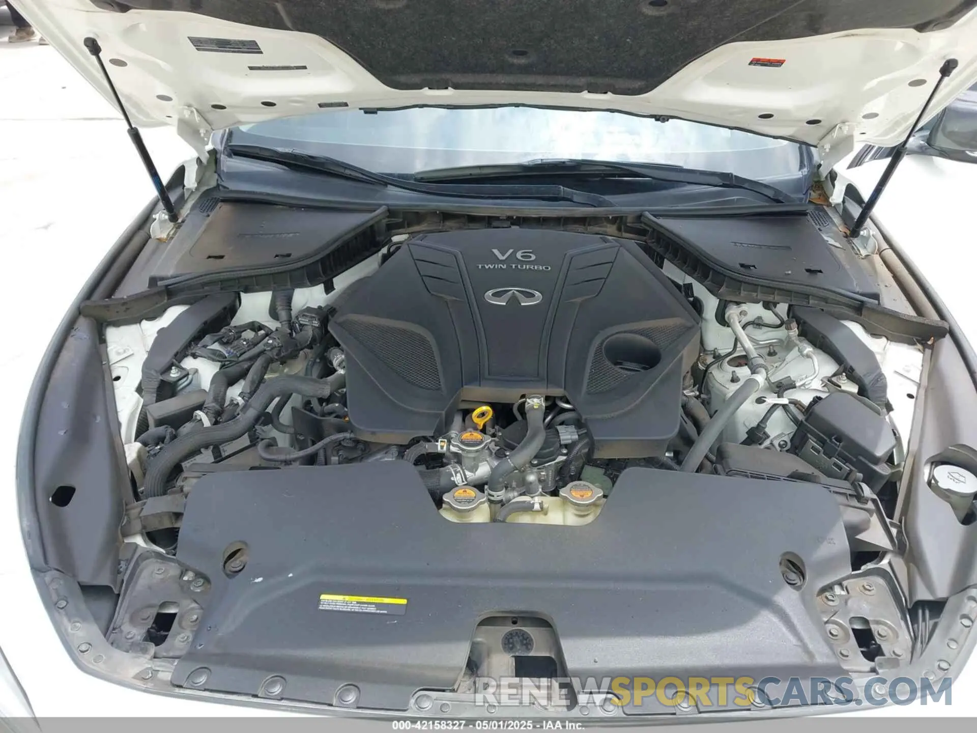 10 fotografías del automóvil dañado JN1EV7BRXMM752446 INFINITI Q50 2021