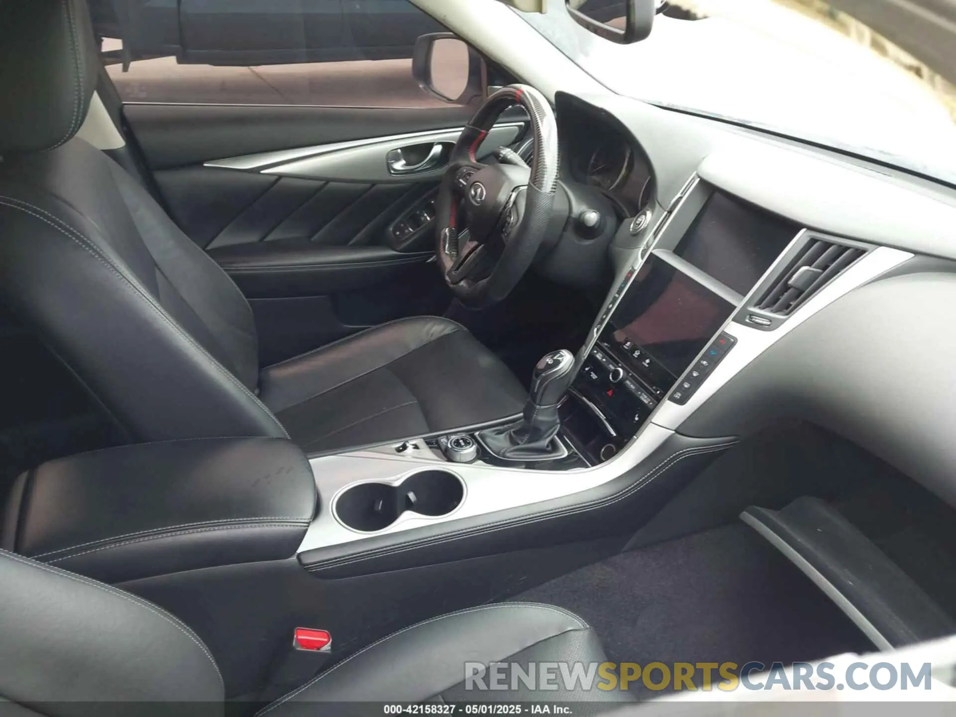 5 fotografías del automóvil dañado JN1EV7BRXMM752446 INFINITI Q50 2021