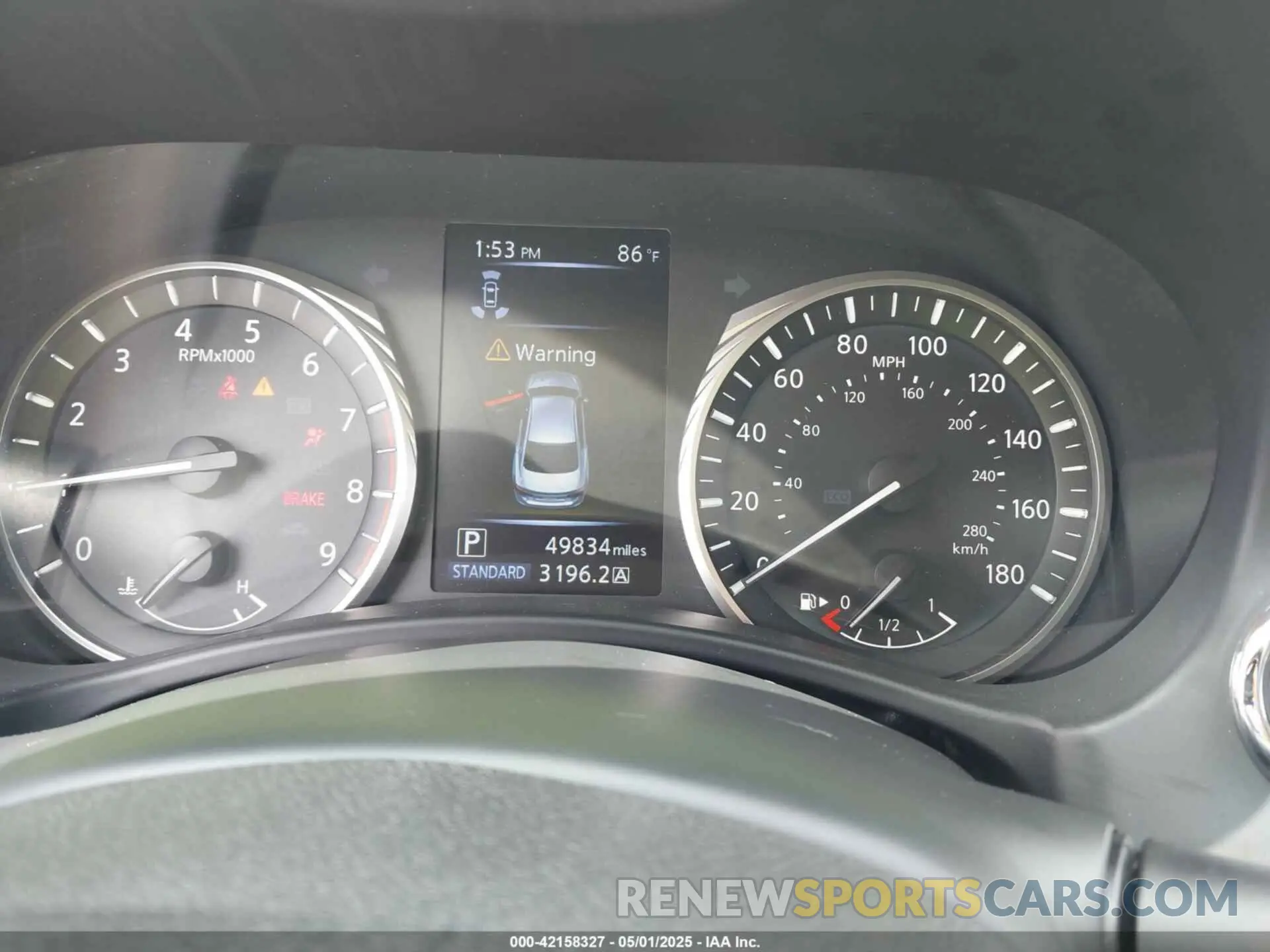 7 fotografías del automóvil dañado JN1EV7BRXMM752446 INFINITI Q50 2021