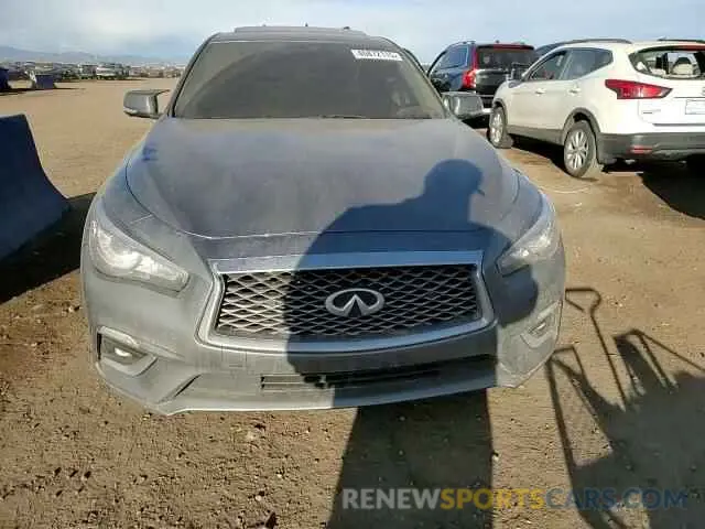11 fotografías del automóvil dañado JN1EV7BRXMM755380 INFINITI Q50 2021