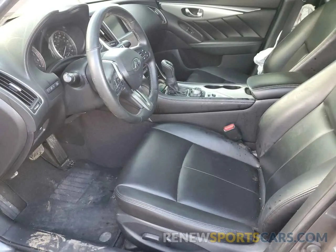 7 fotografías del automóvil dañado JN1EV7BRXMM755380 INFINITI Q50 2021