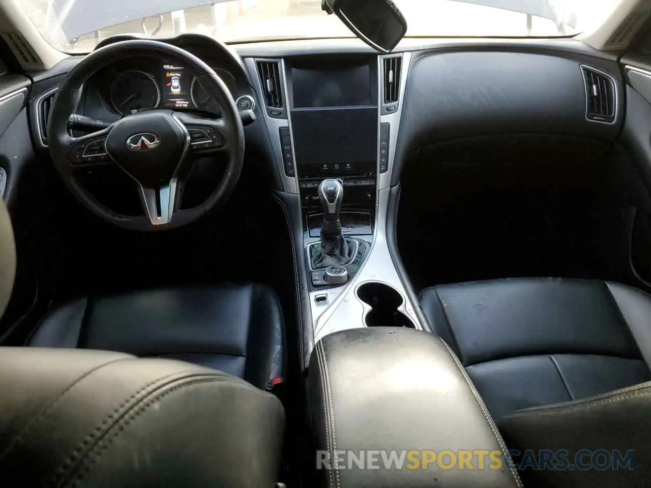 8 fotografías del automóvil dañado JN1EV7BRXMM755380 INFINITI Q50 2021
