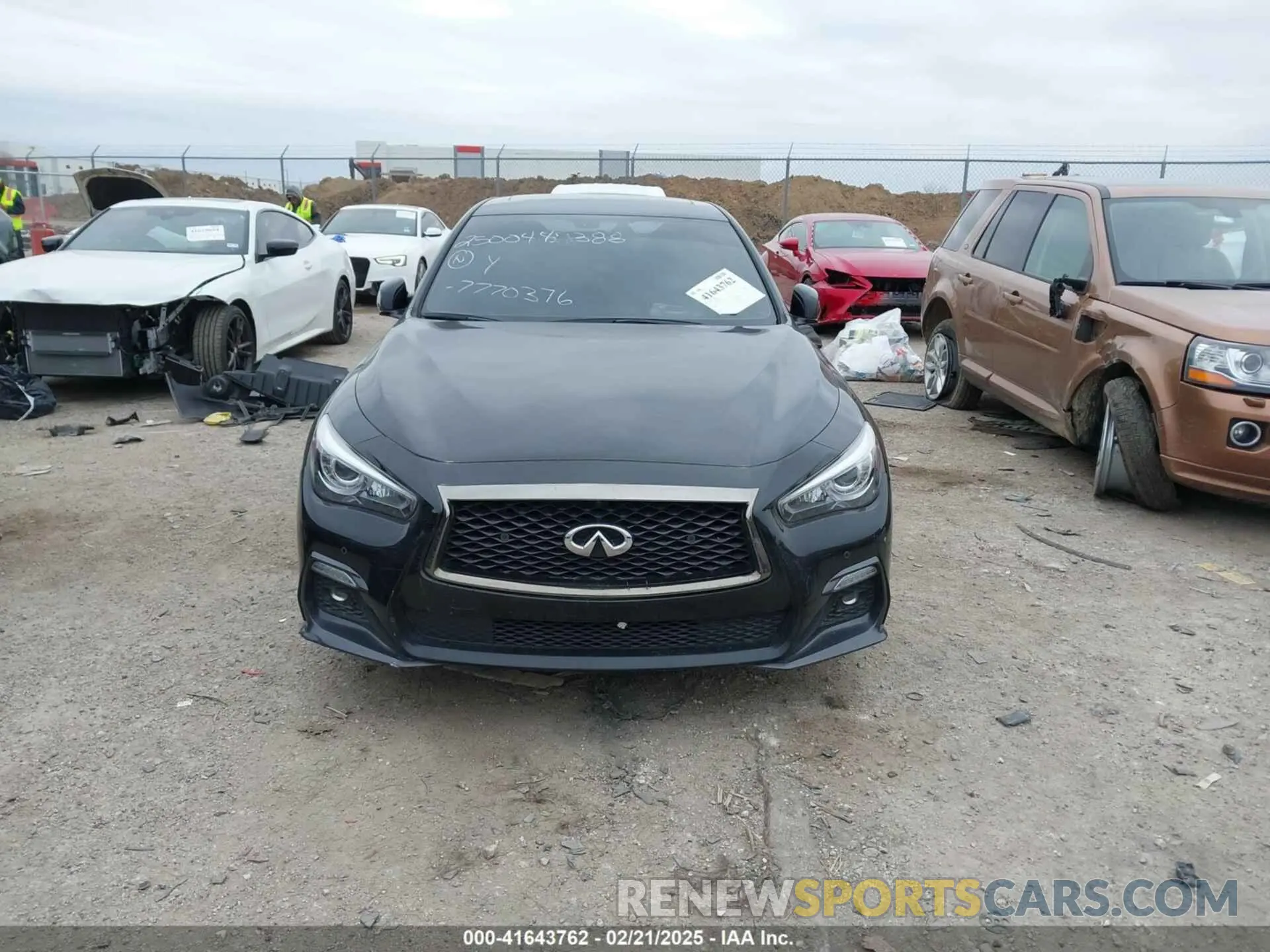 11 fotografías del automóvil dañado JN1EV7CP2MM706574 INFINITI Q50 2021