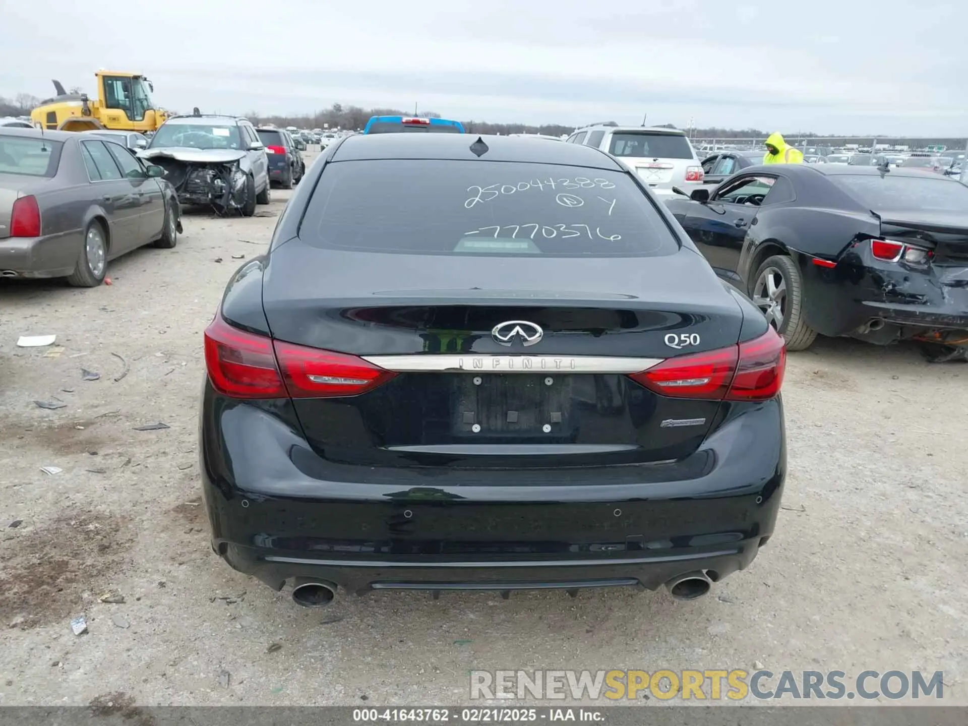 15 fotografías del automóvil dañado JN1EV7CP2MM706574 INFINITI Q50 2021