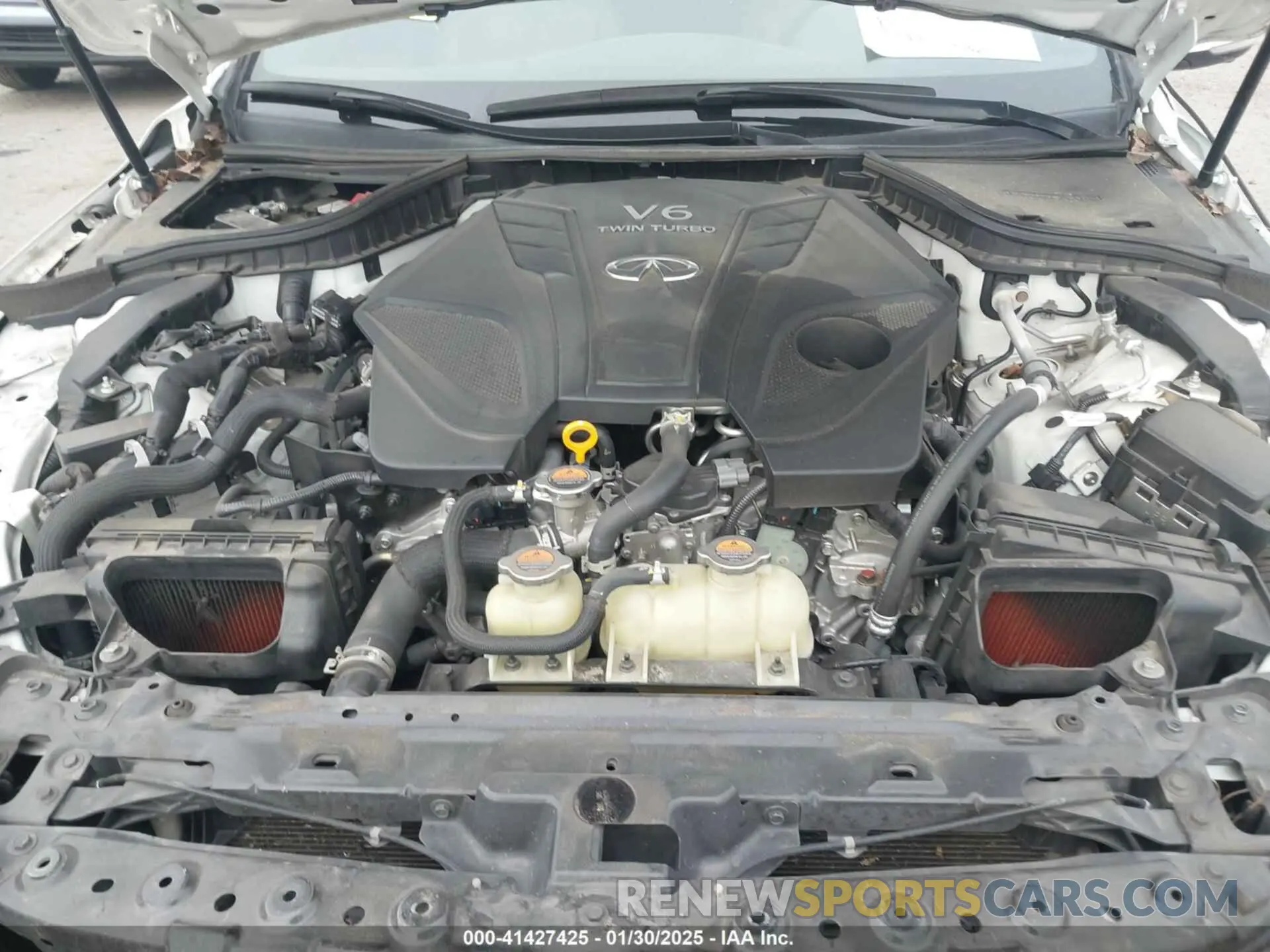 10 fotografías del automóvil dañado JN1EV7CP4MM707726 INFINITI Q50 2021
