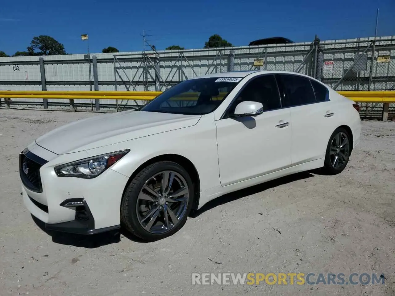 1 fotografías del automóvil dañado JN1EV7CP5MM705743 INFINITI Q50 2021
