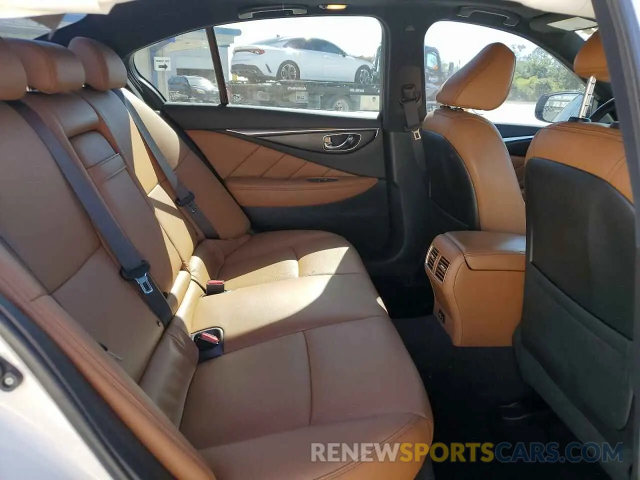 10 fotografías del automóvil dañado JN1EV7CP5MM705743 INFINITI Q50 2021