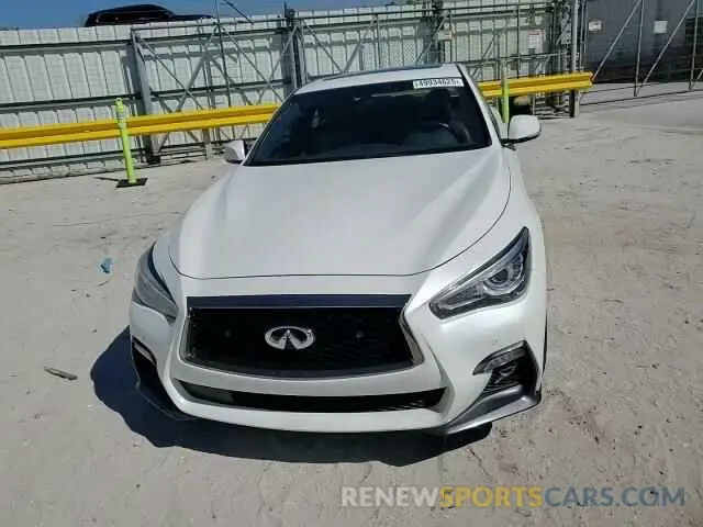 11 fotografías del automóvil dañado JN1EV7CP5MM705743 INFINITI Q50 2021