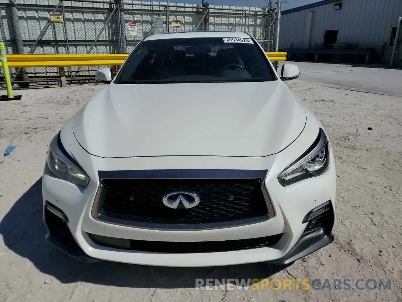 5 fotografías del automóvil dañado JN1EV7CP5MM705743 INFINITI Q50 2021