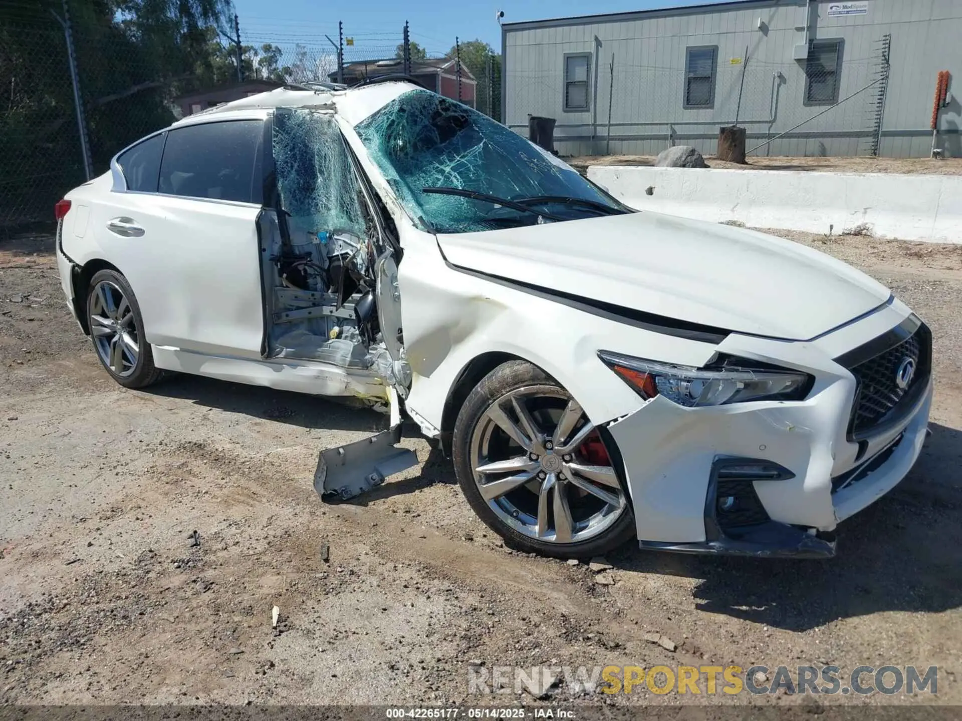 1 fotografías del automóvil dañado JN1EV7CPXMM706094 INFINITI Q50 2021