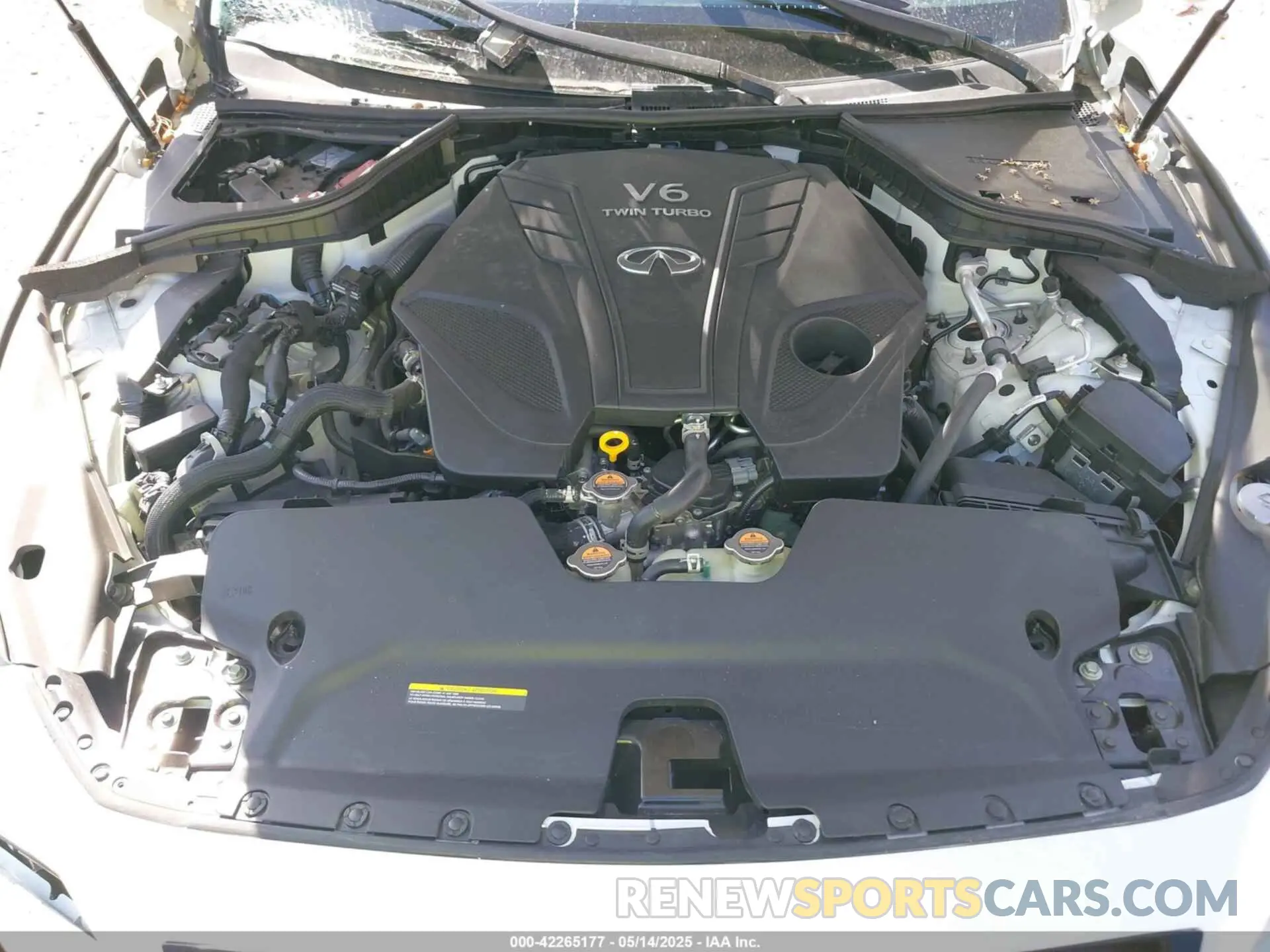 10 fotografías del automóvil dañado JN1EV7CPXMM706094 INFINITI Q50 2021